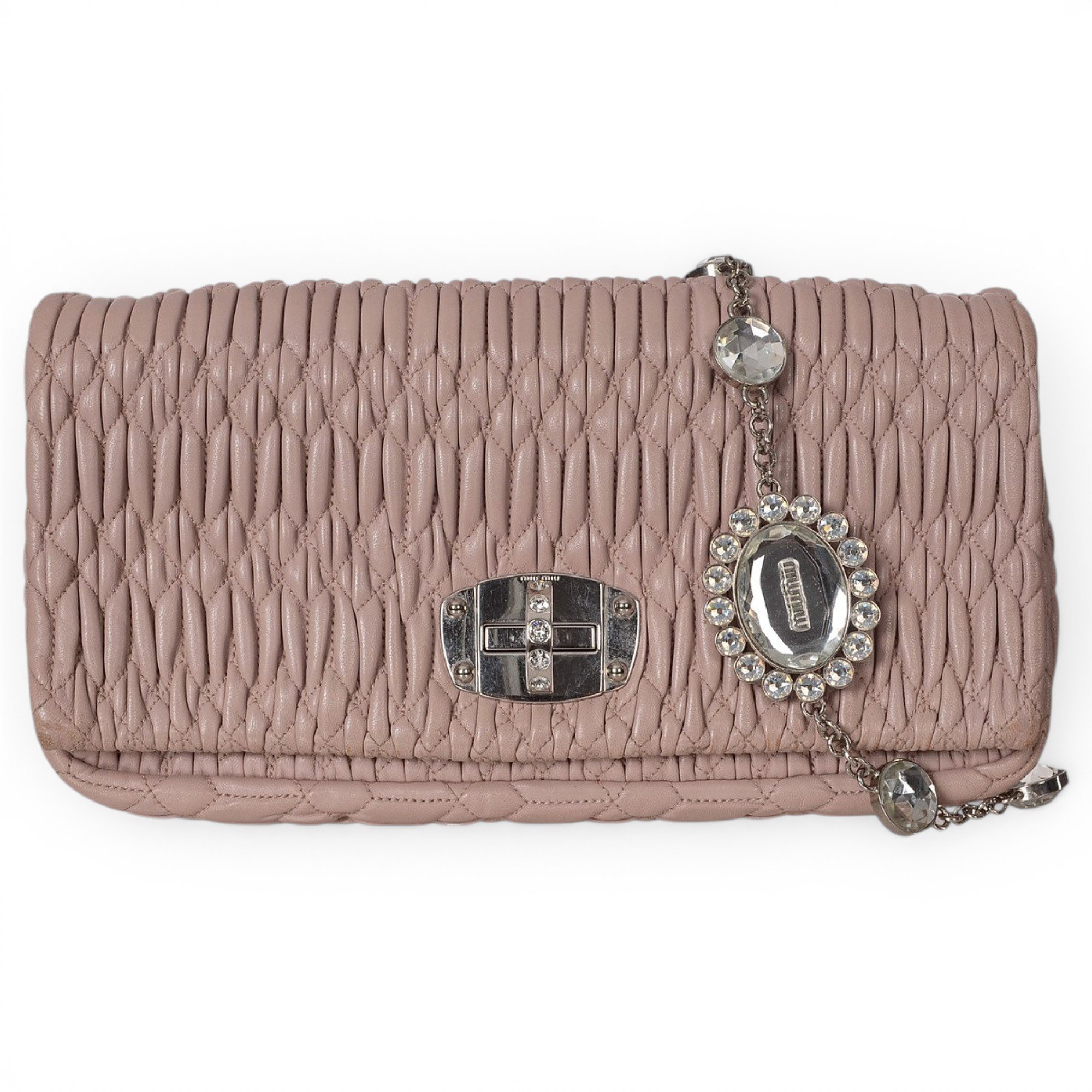 Miu delice leather handbag