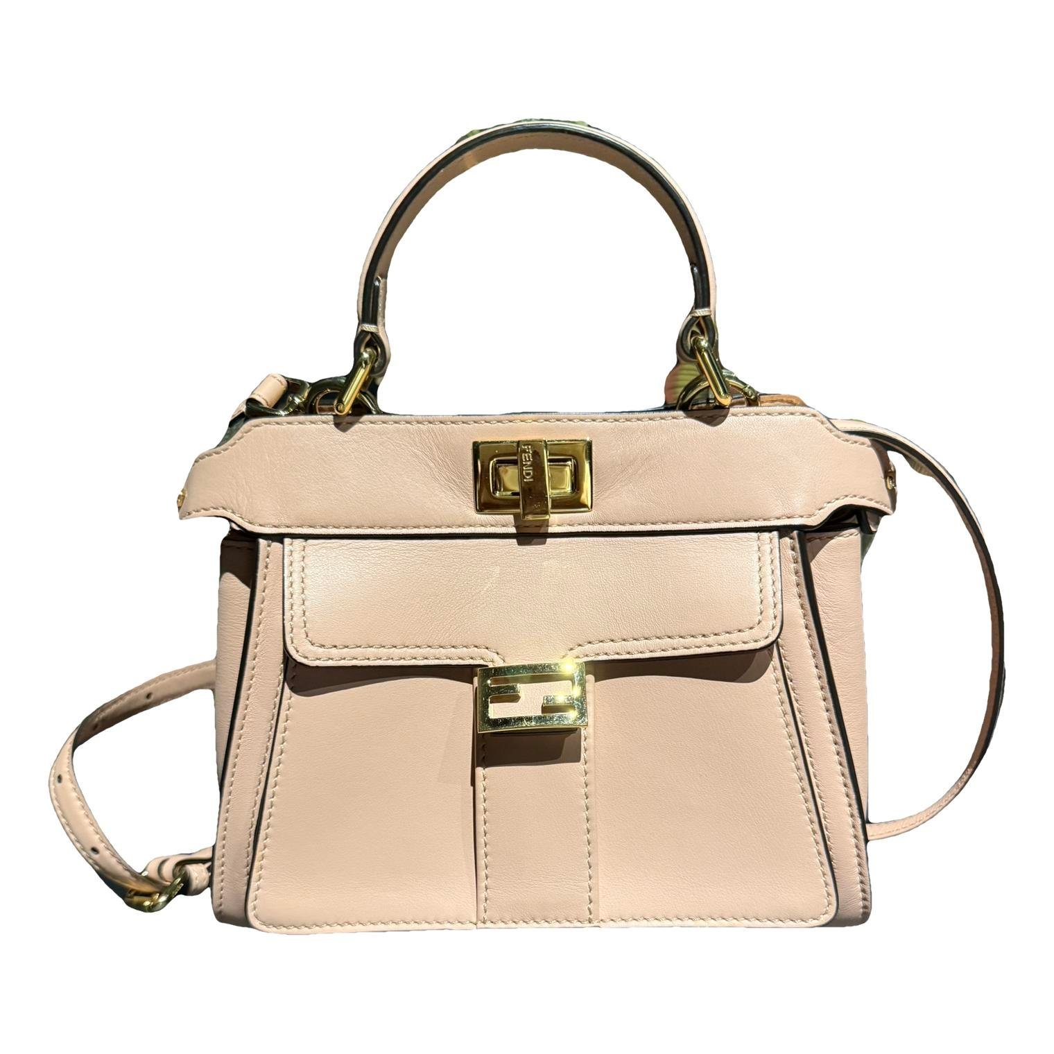 Peekaboo leather handbag