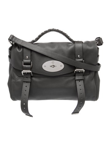 Leather Top Handle Bag