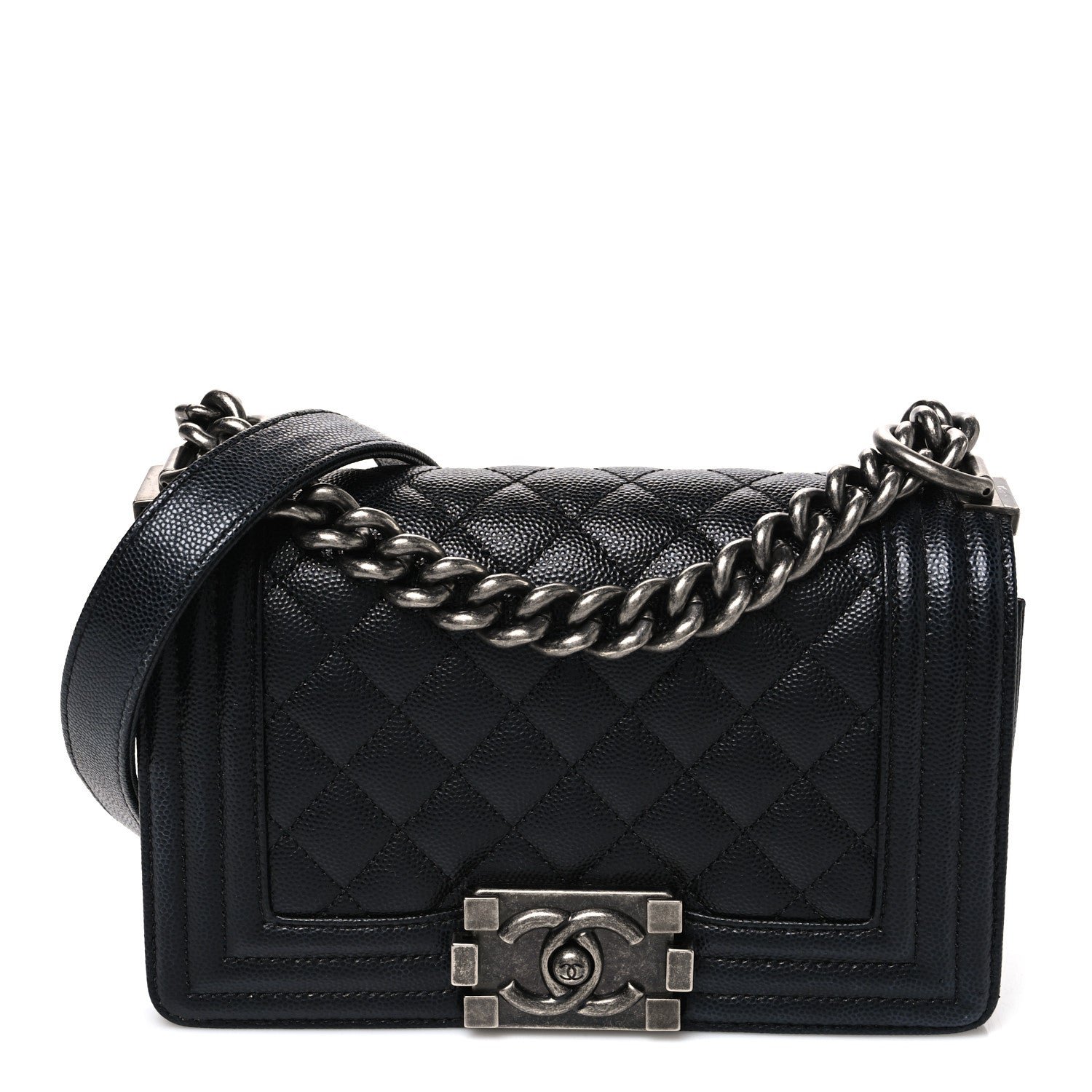 Chanel Caviar Quilted Small Boy Flap Black