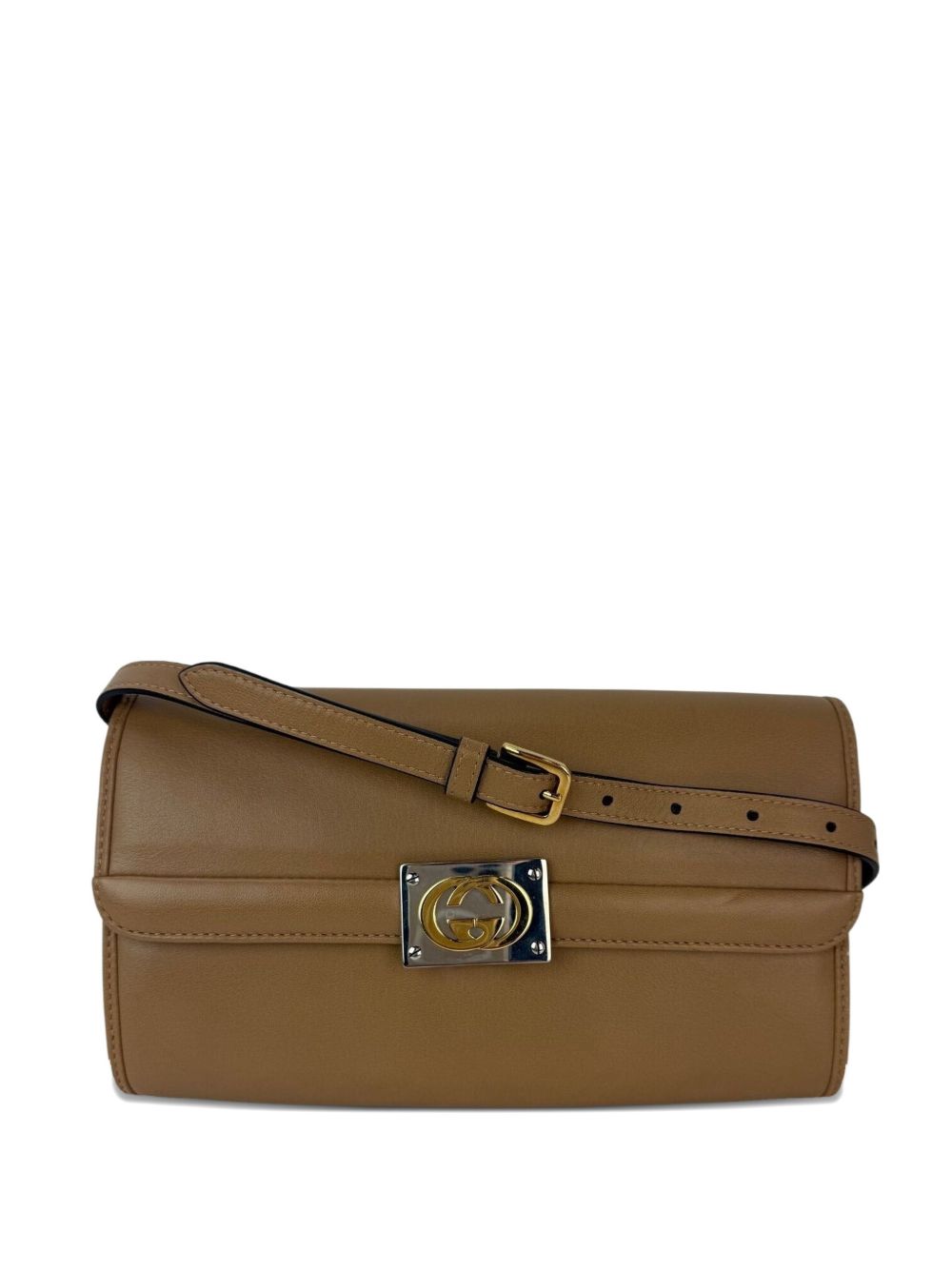 G Matisse Linea interlocking leather clutch bag