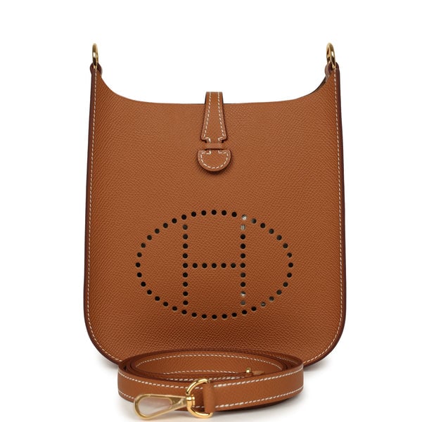 Hermes Hermes Evelyne Sellier TPM Gold Epsom Gold Hardware