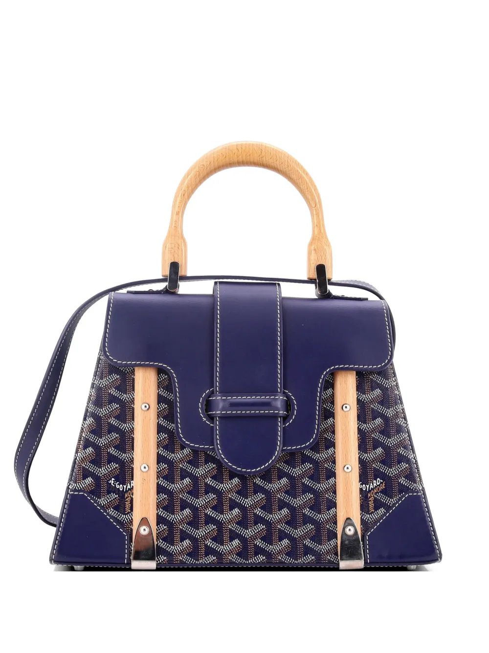 Saigon Top Handle Bag Coated Canvas with Leather PM satchel