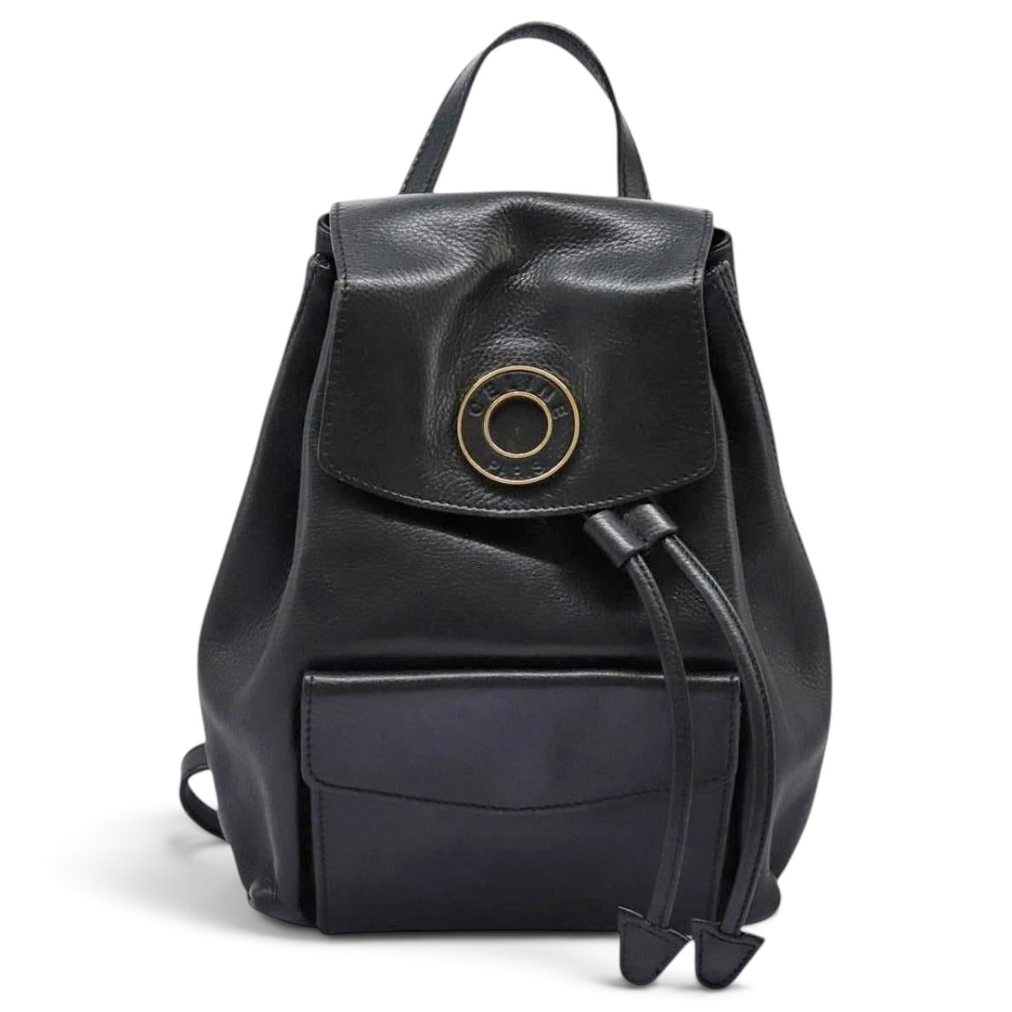 Leather backpack