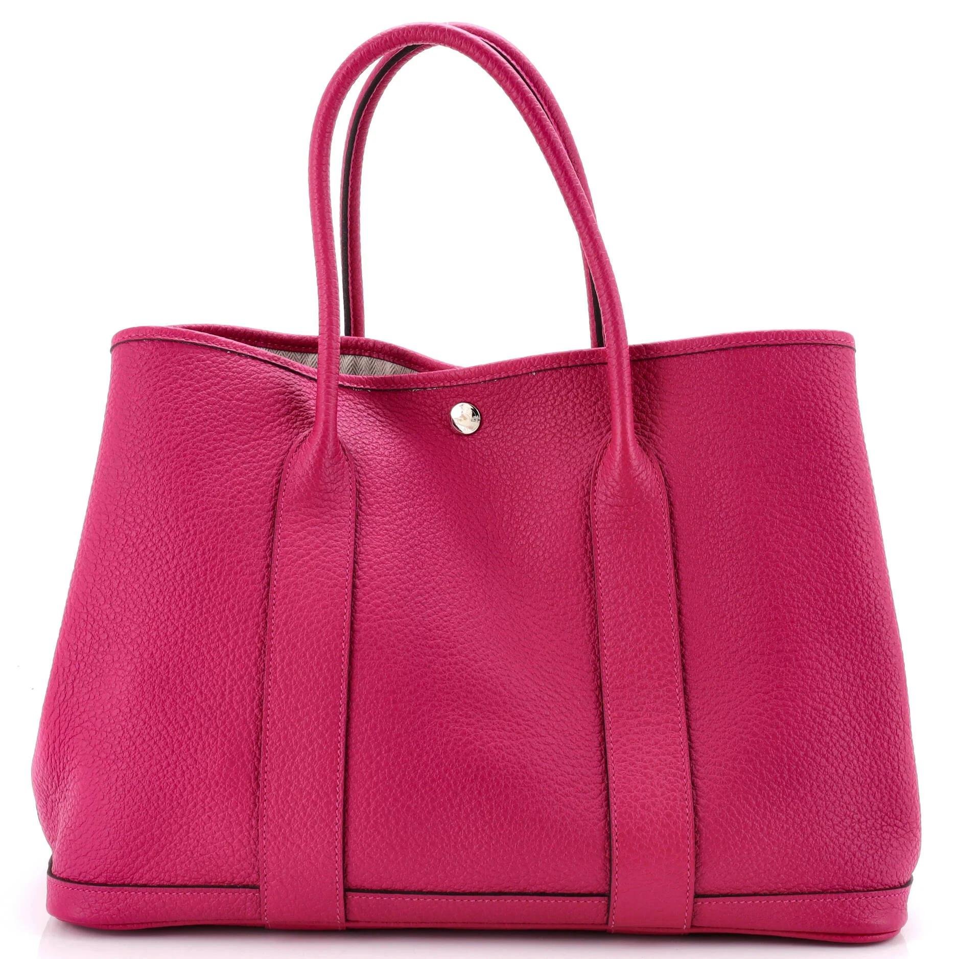Leather tote