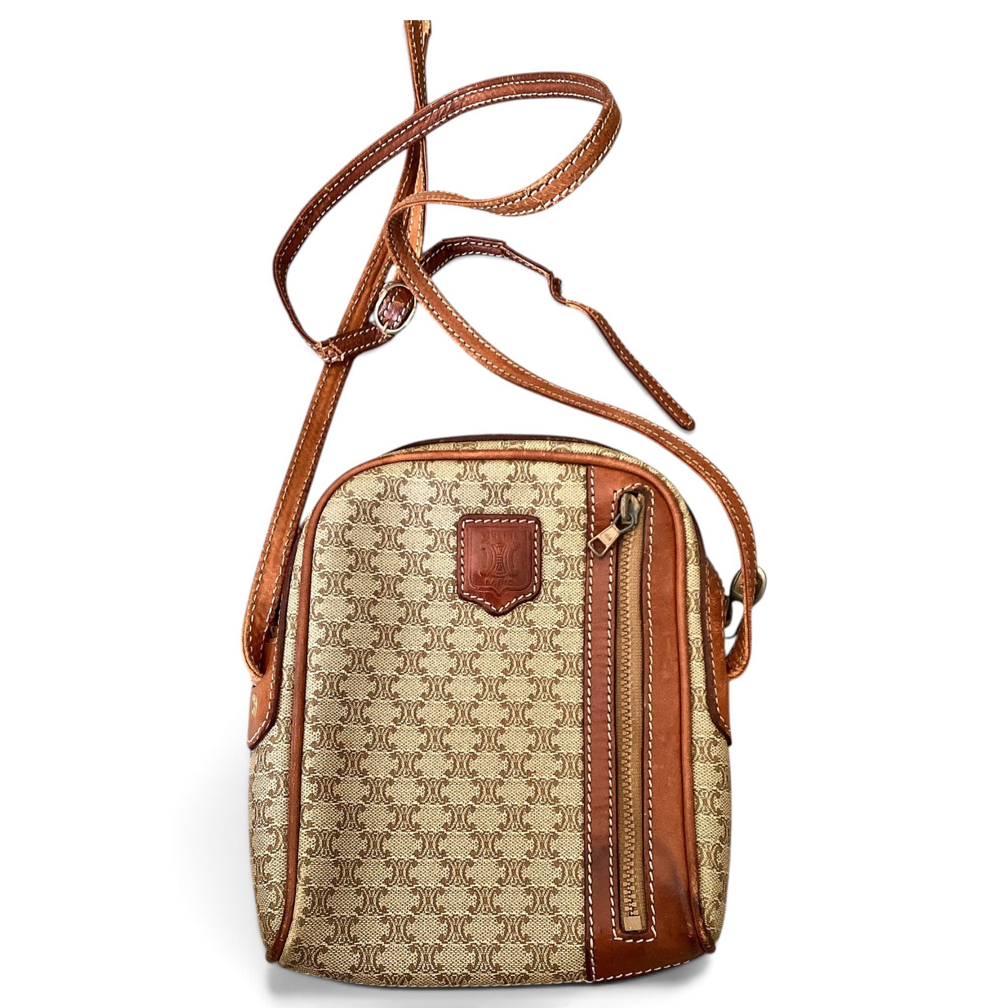 Leather crossbody bag