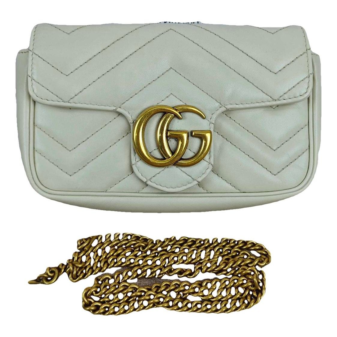 GG Marmont Flap leather crossbody bag
