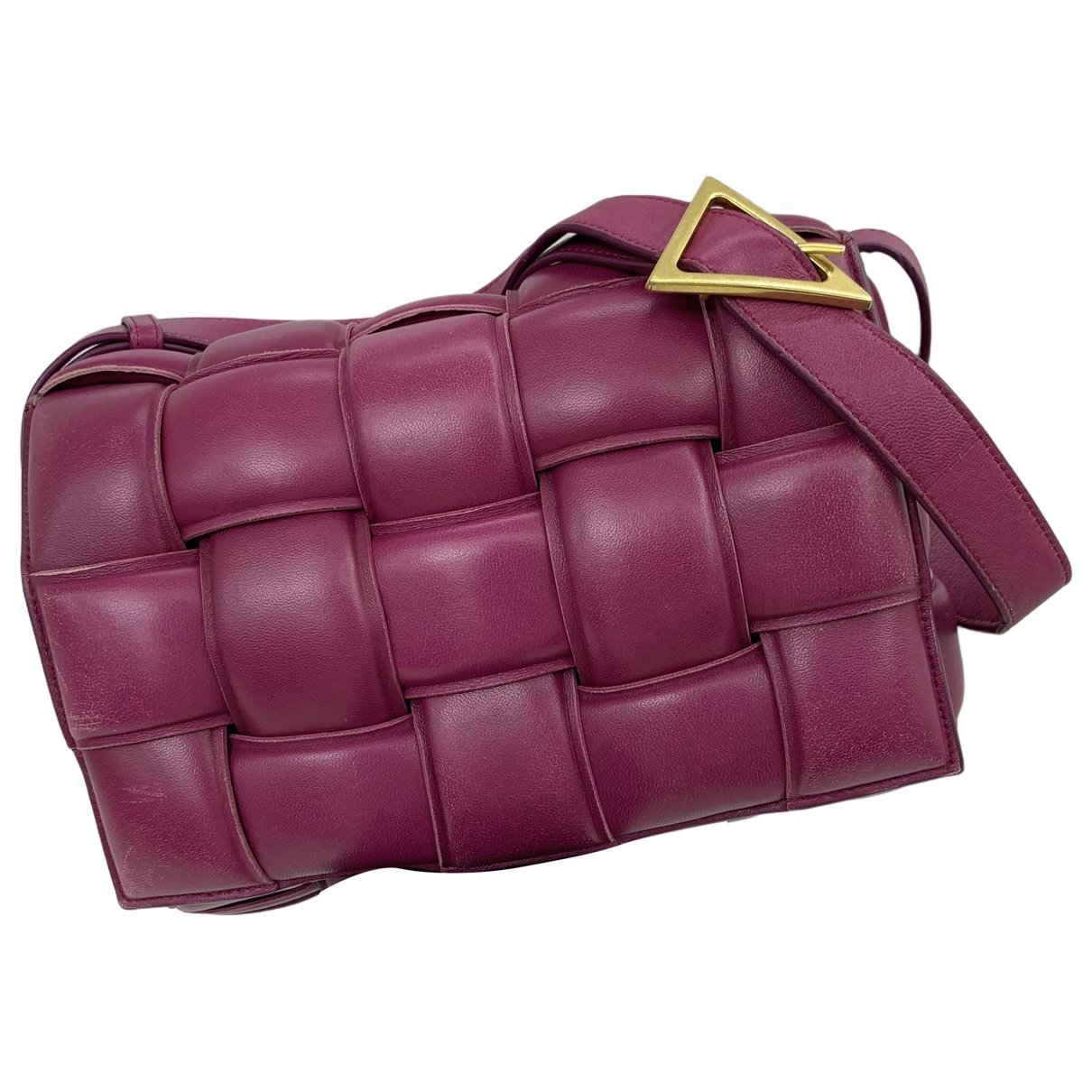 Cassette Padded leather handbag