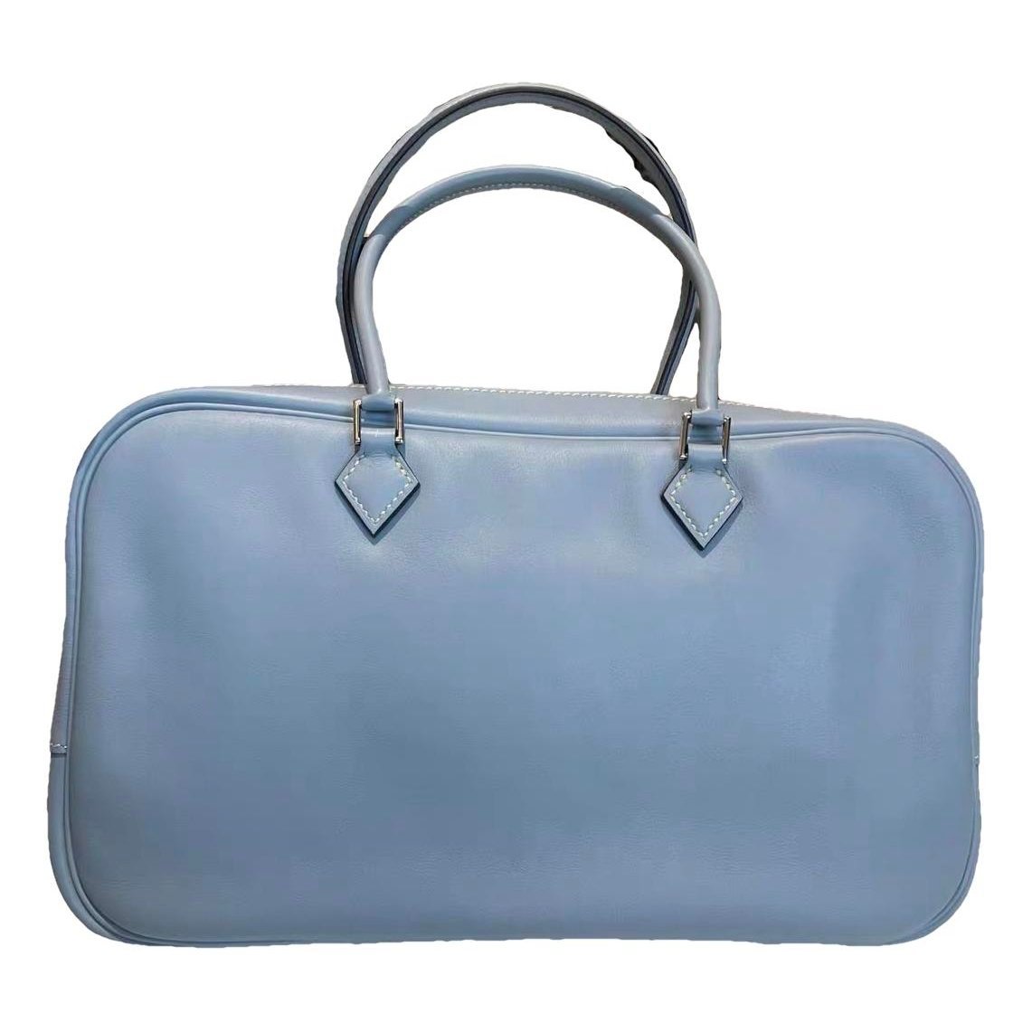 Plume leather handbag