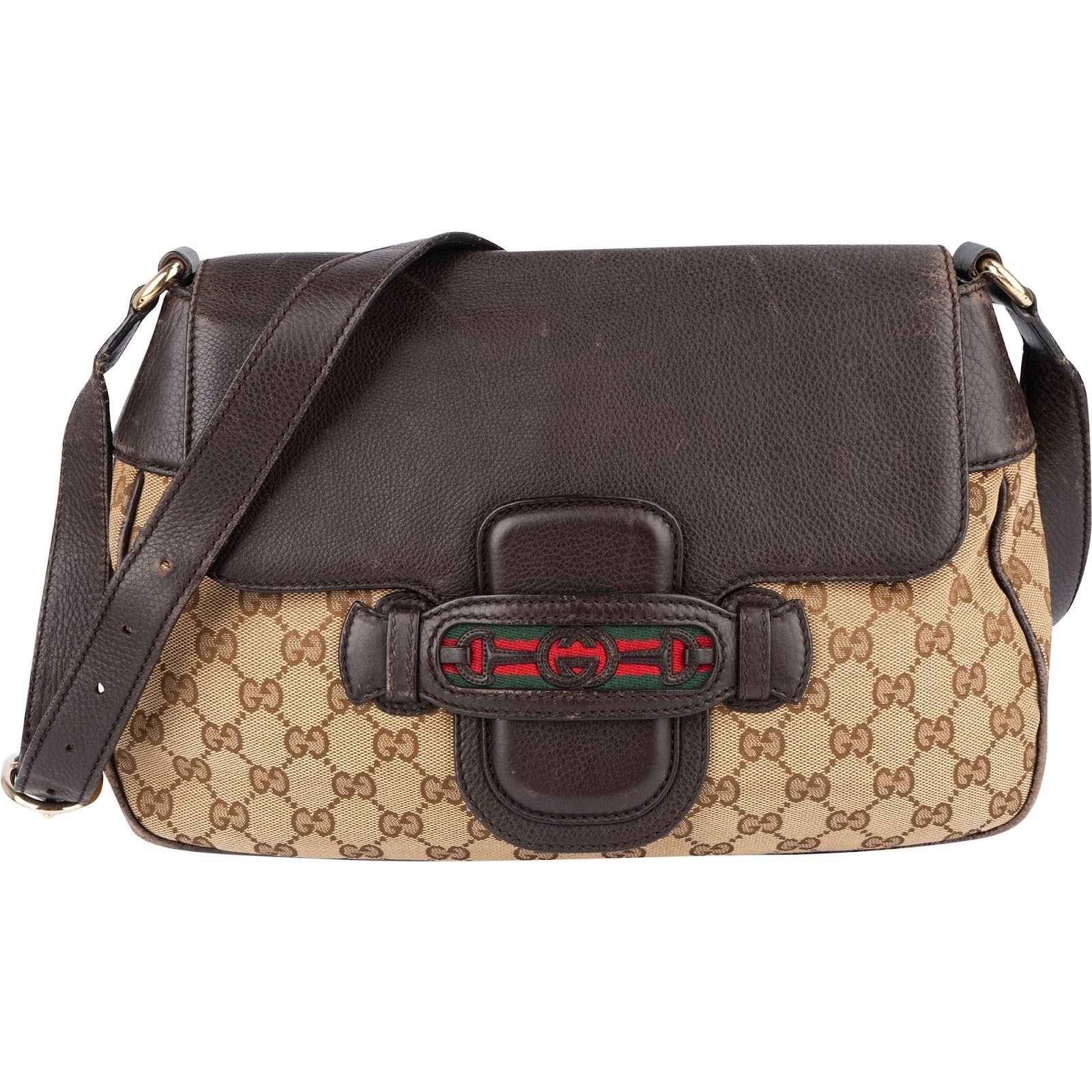 Horsebit 1955 leather crossbody bag