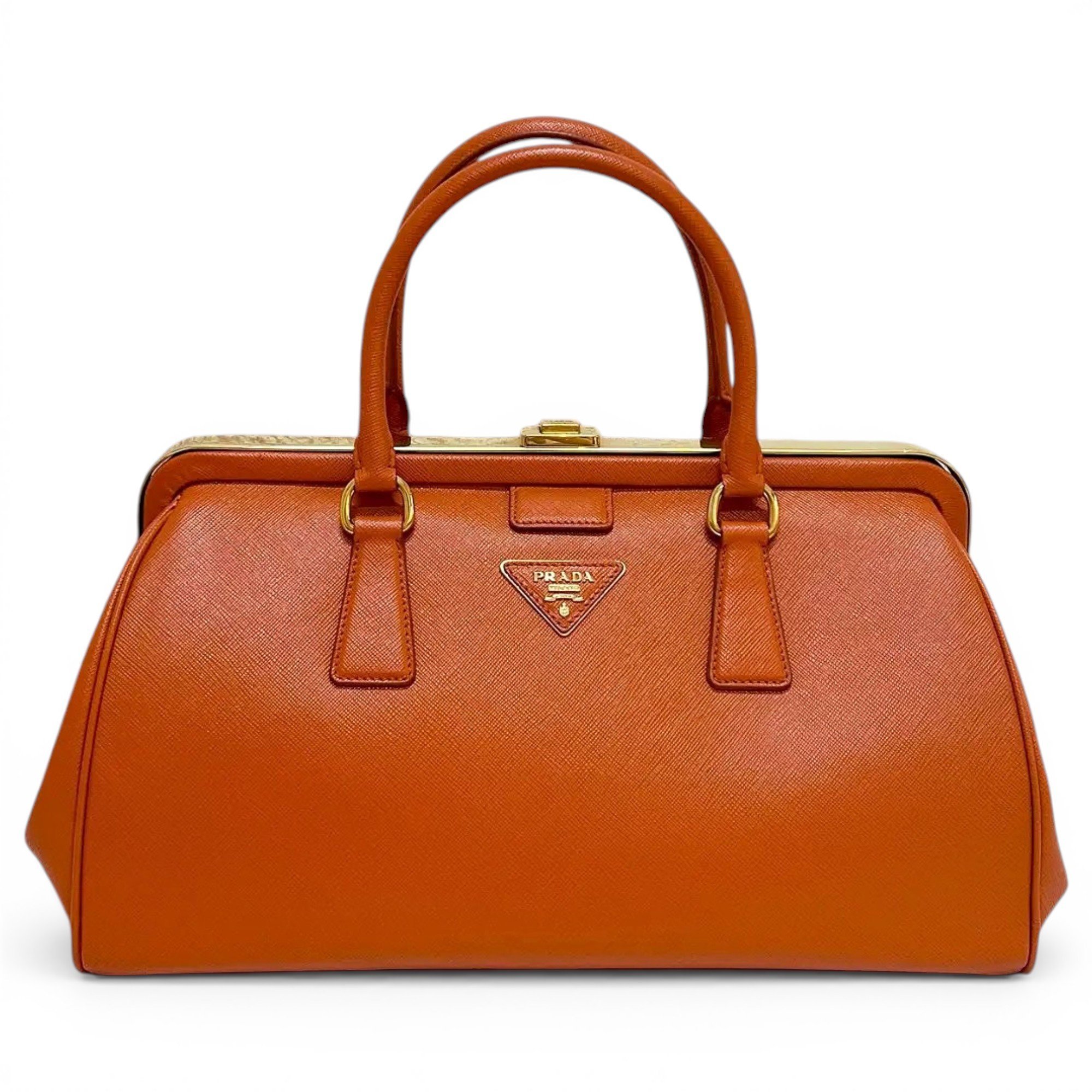 Promenade leather handbag