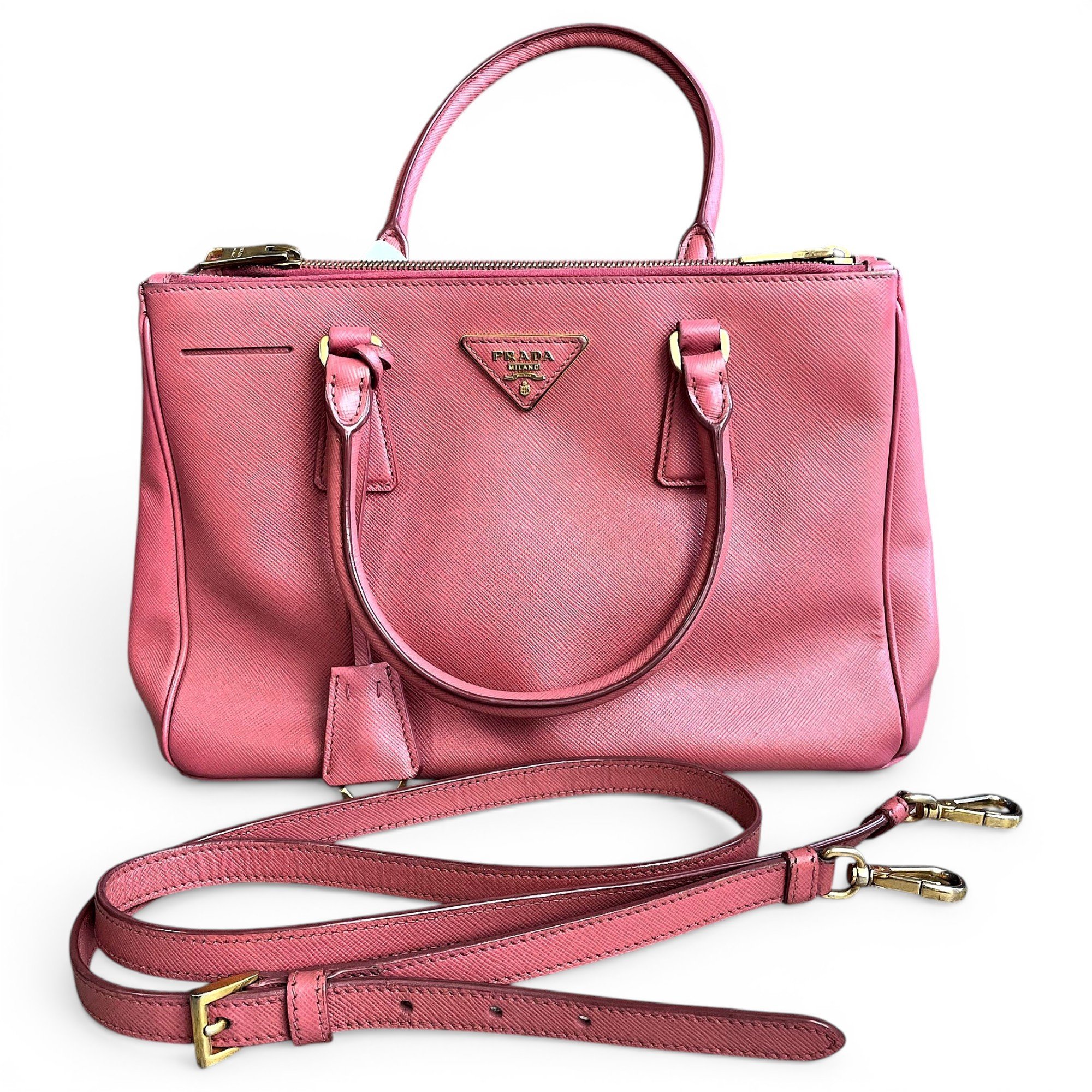 Galleria leather handbag