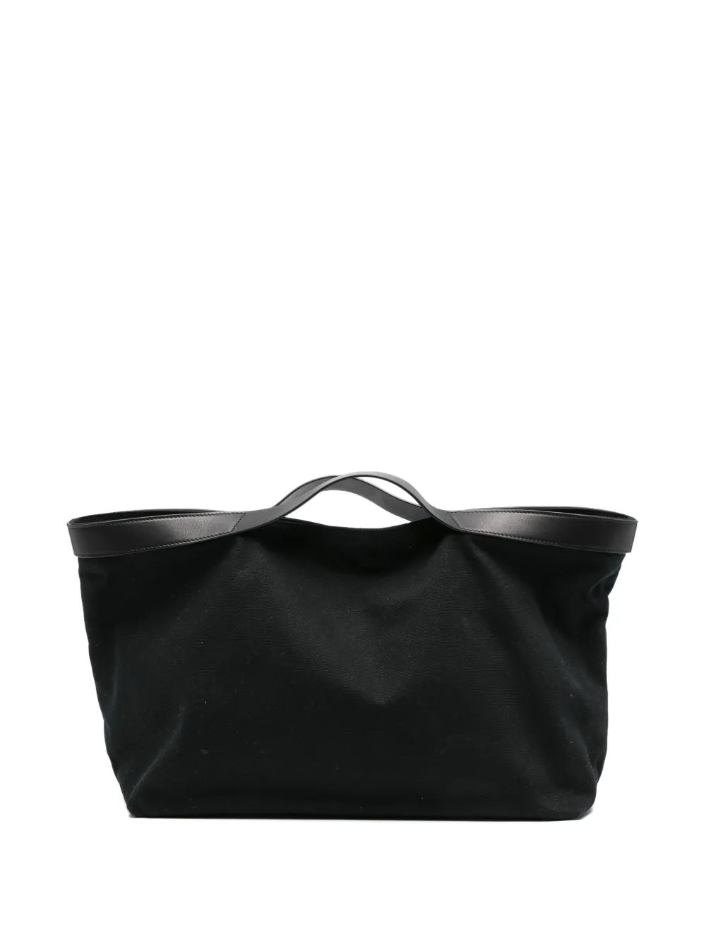 Kit leather-trim tote bag