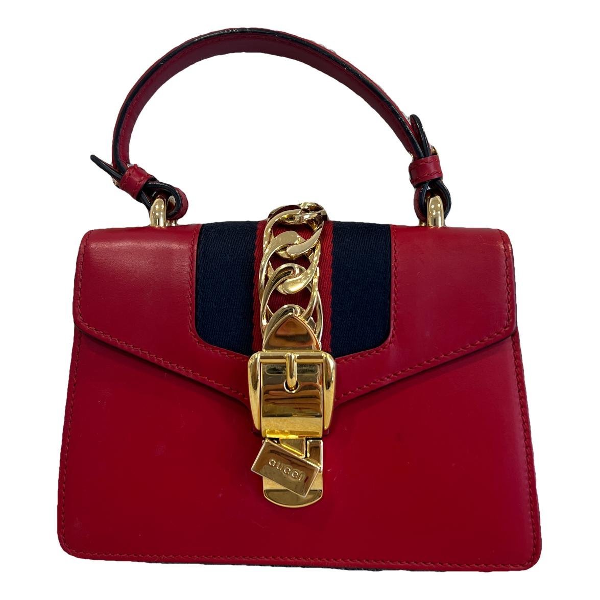 Sylvie Flap Chain leather crossbody bag