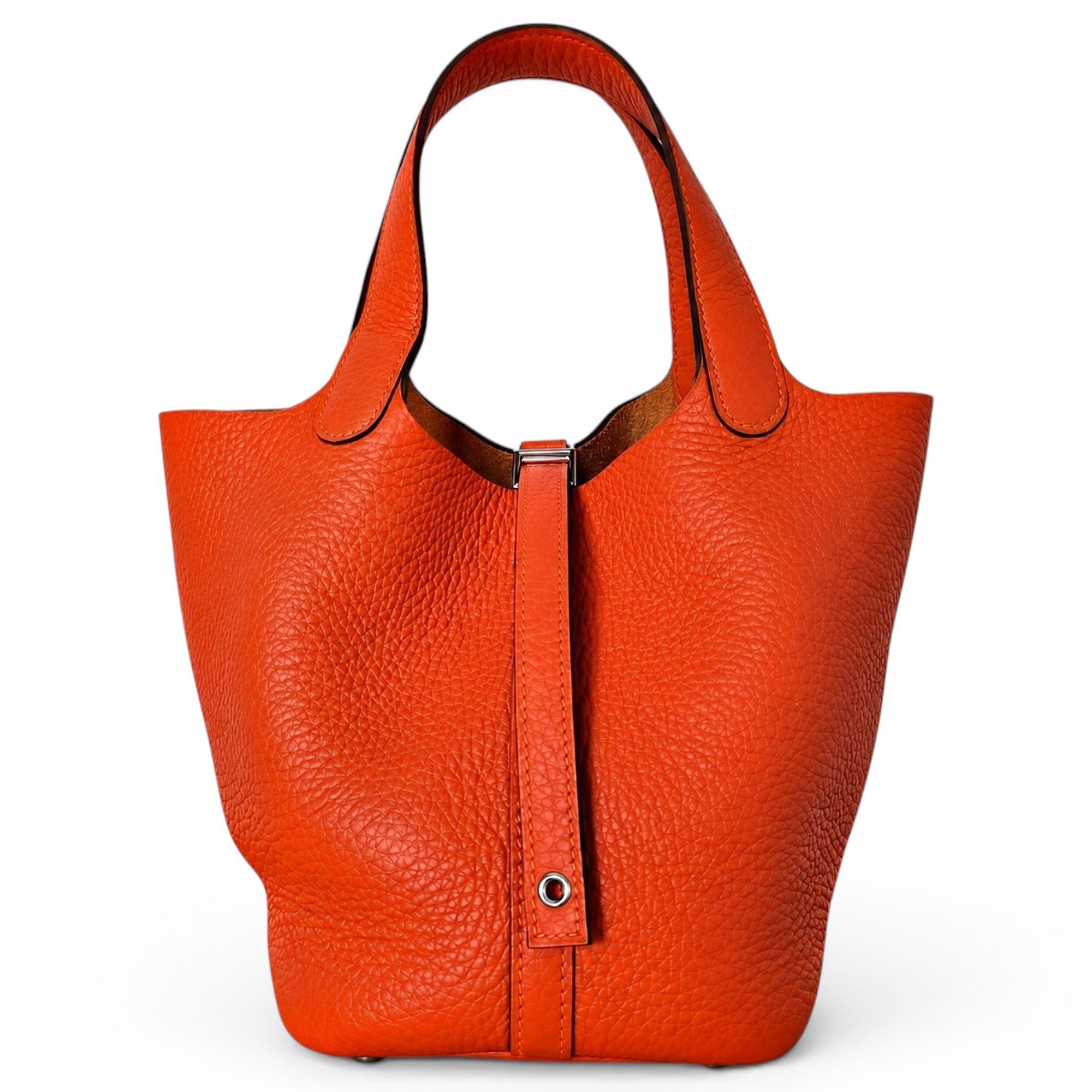 Picotin leather handbag