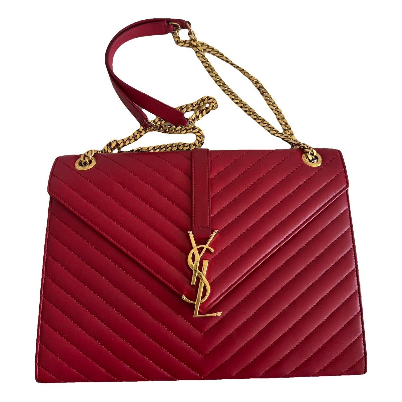 Envelope leather crossbody bag