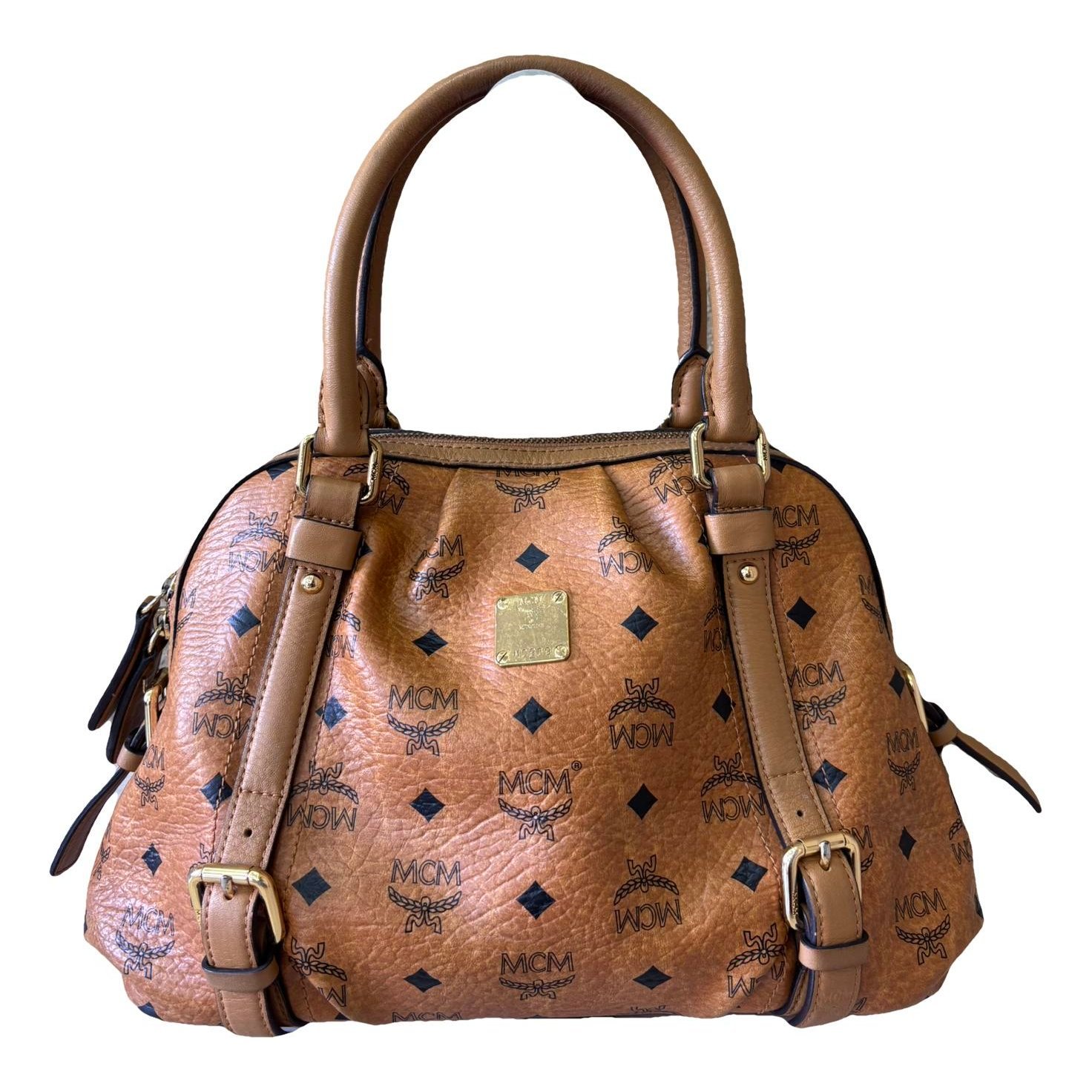 Boston leather handbag