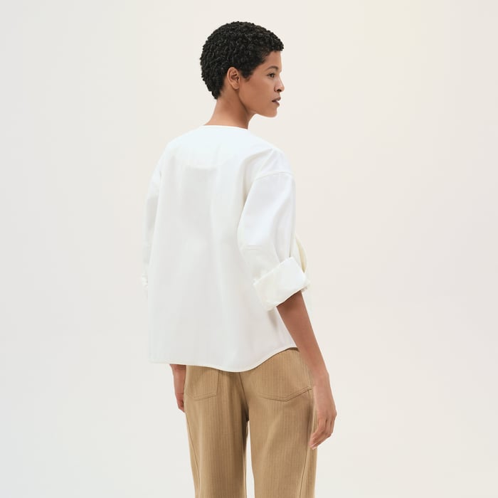 Blanc Naturel Jacket With Equestrian Details