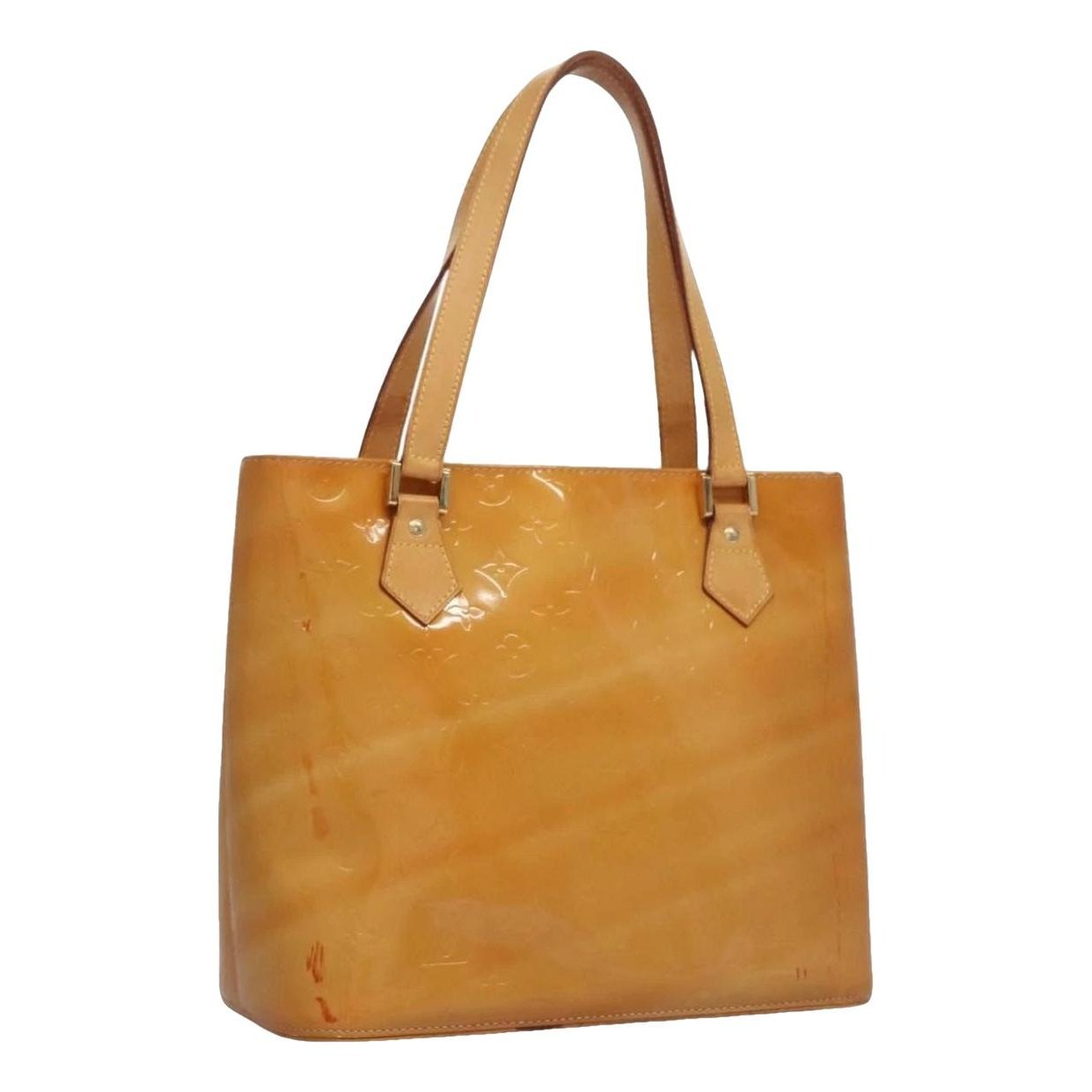 Patent leather handbag