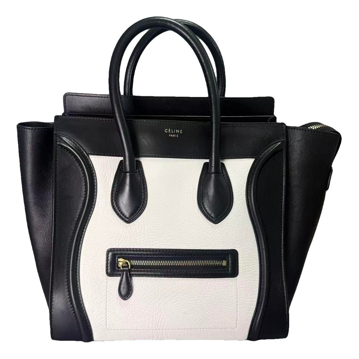 Luggage leather handbag