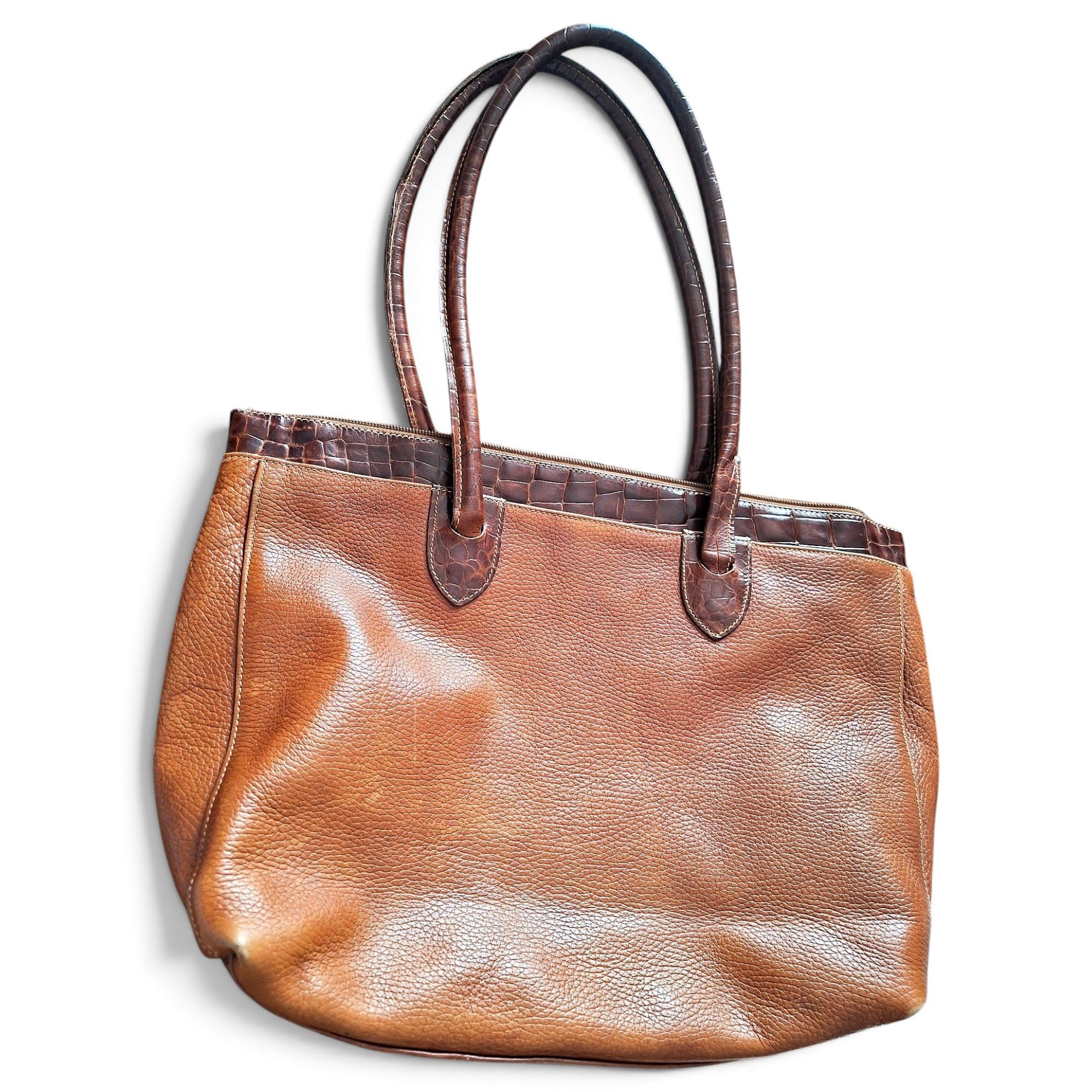 Leather handbag