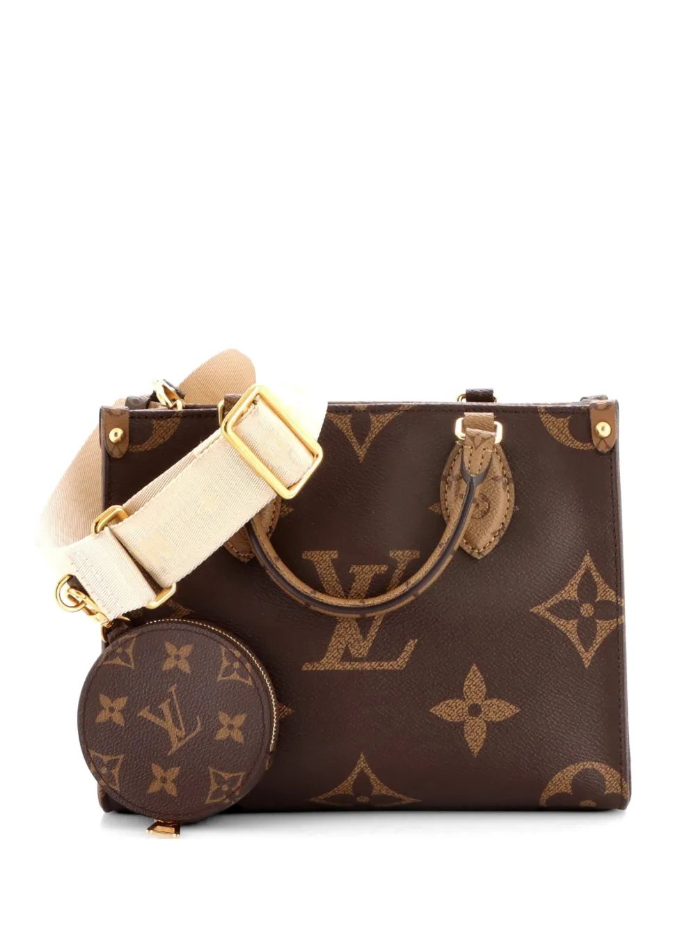 OnTheGo Tote Reverse Monogram Giant PM shoulder bag