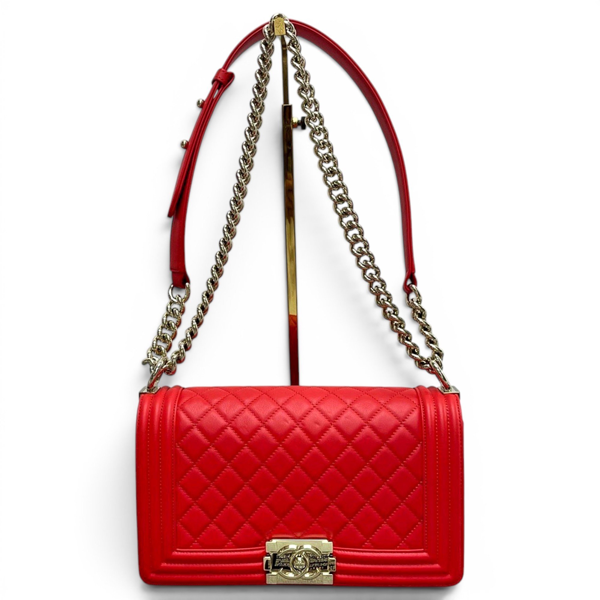 Boy leather crossbody bag