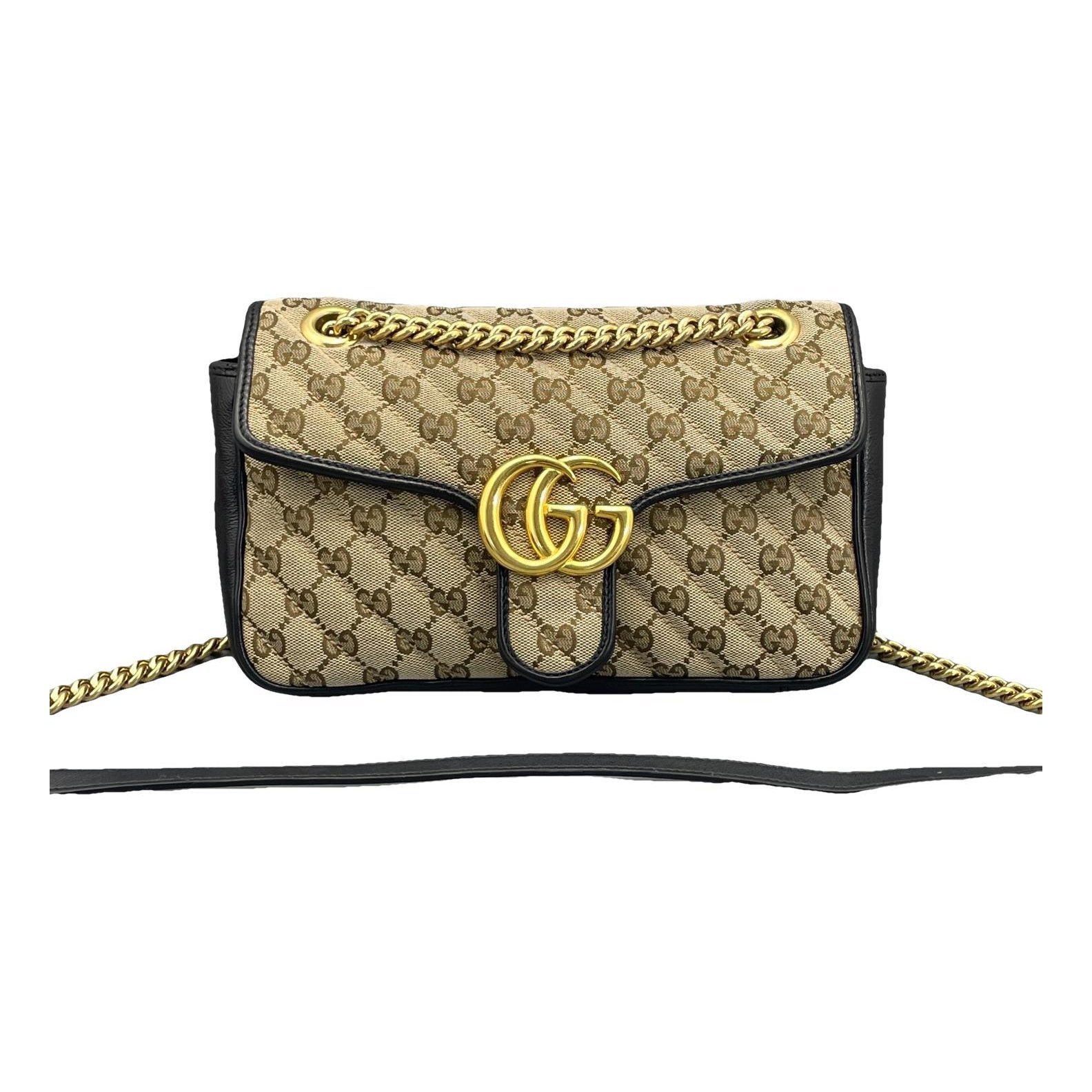GG Marmont Flap leather crossbody bag