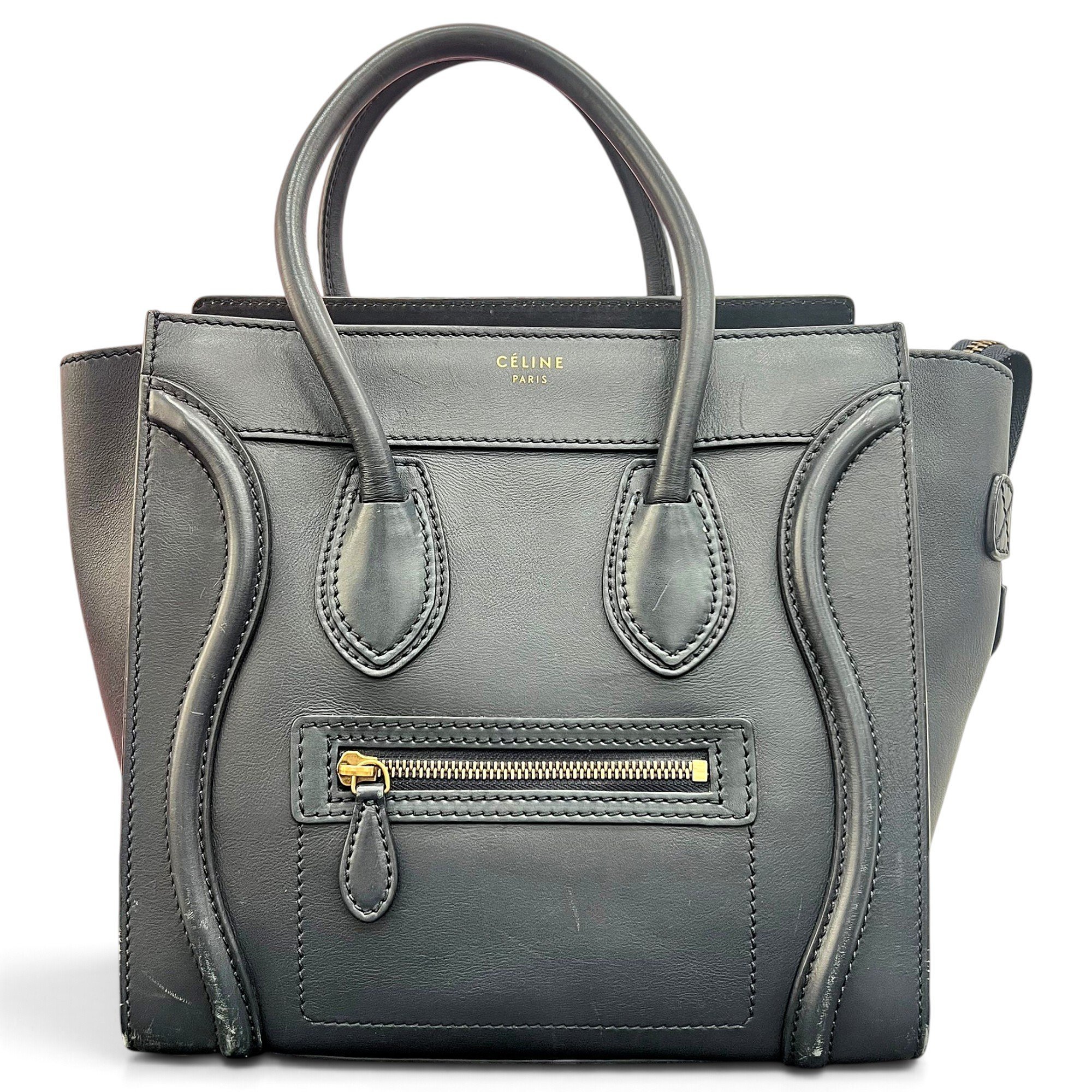 Luggage leather handbag