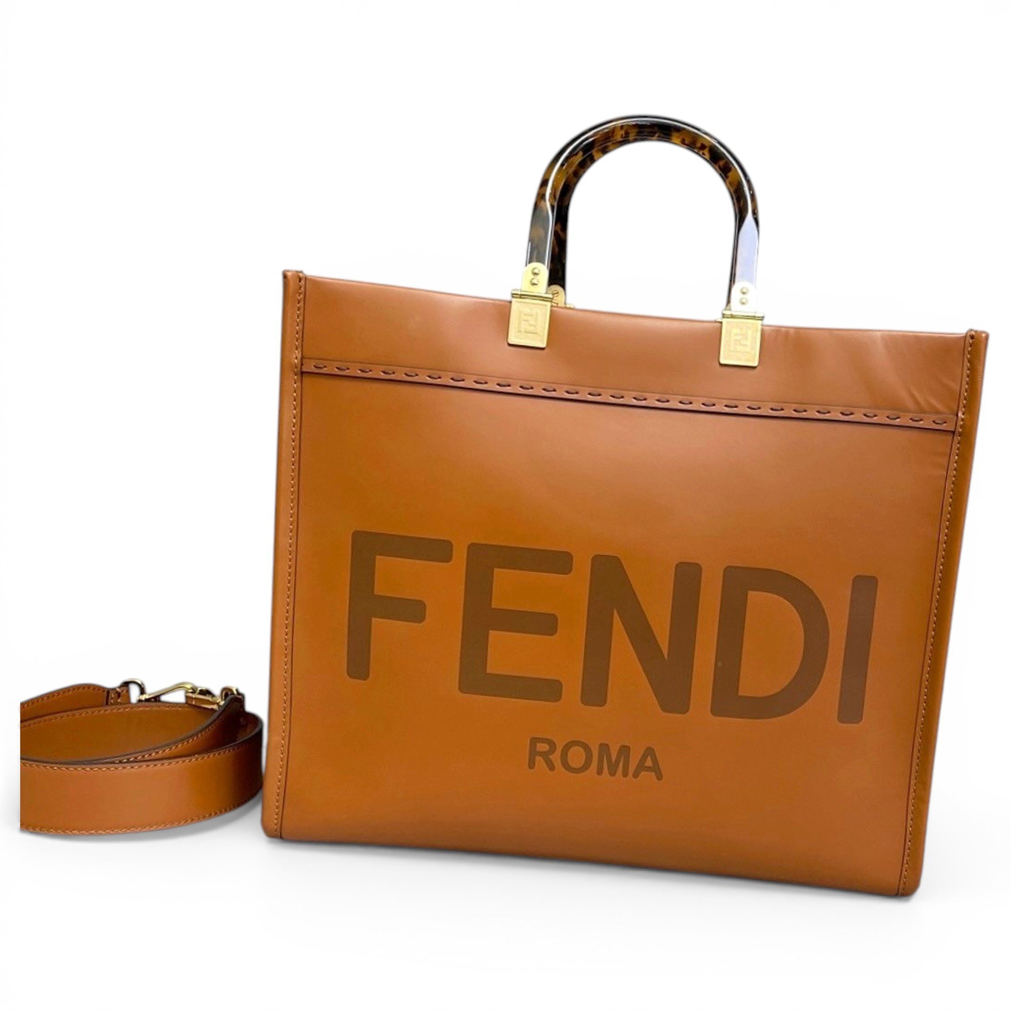 Sunshine leather tote
