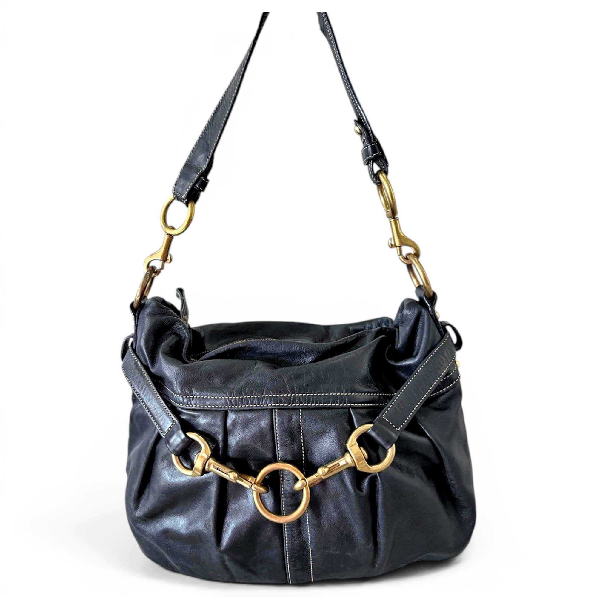 Leather handbag