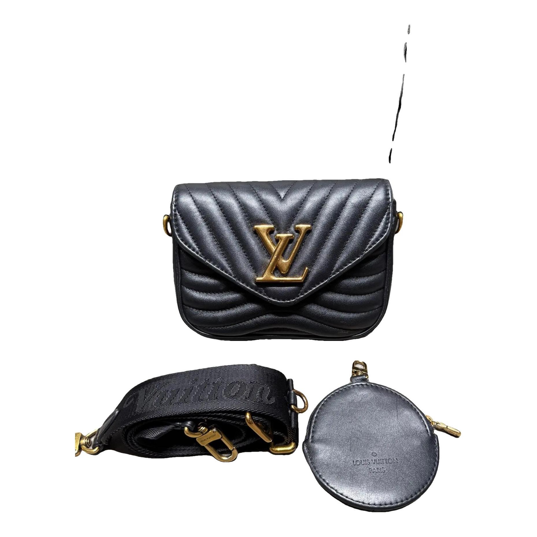 Multi-Pochette New Wave leather handbag