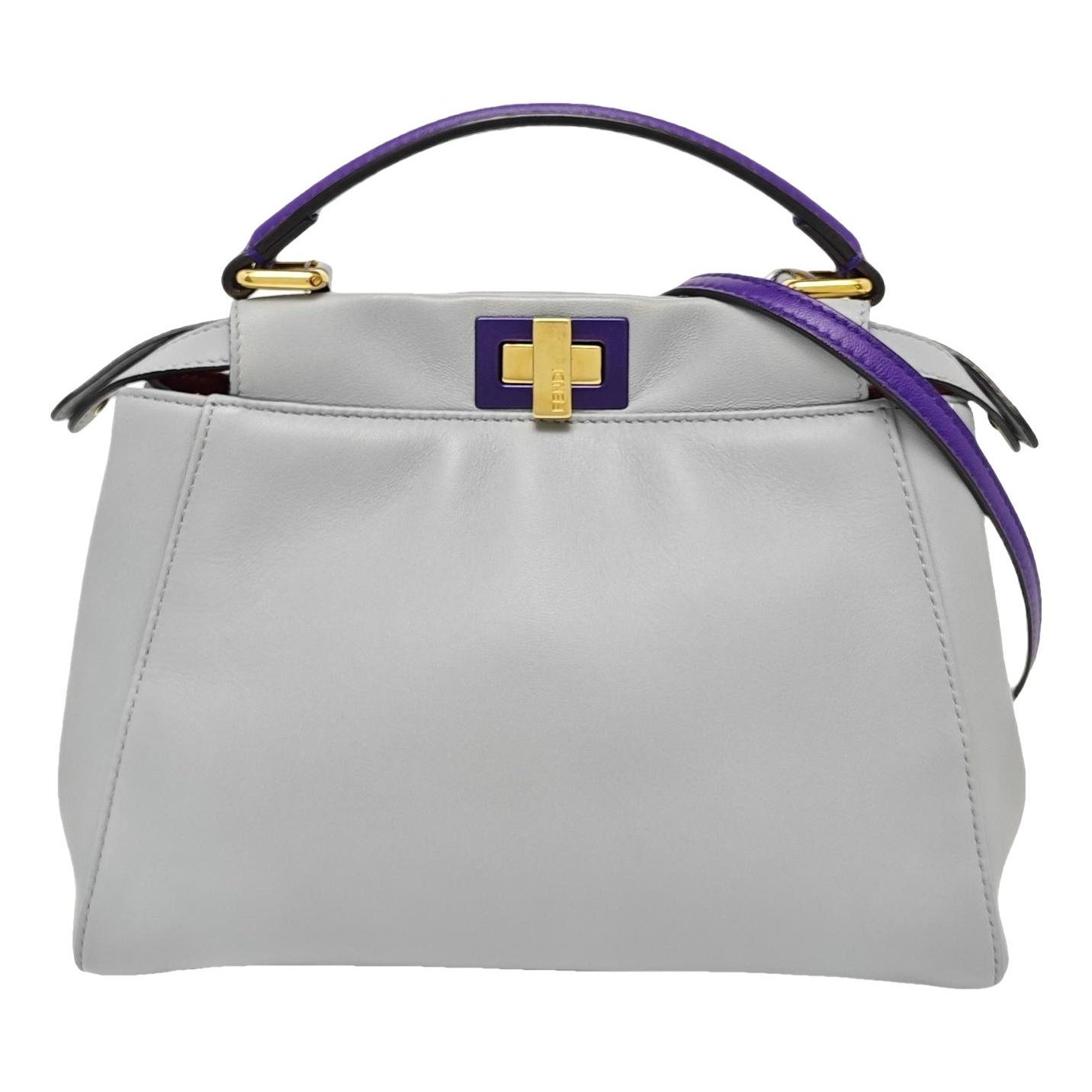 Peekaboo leather handbag