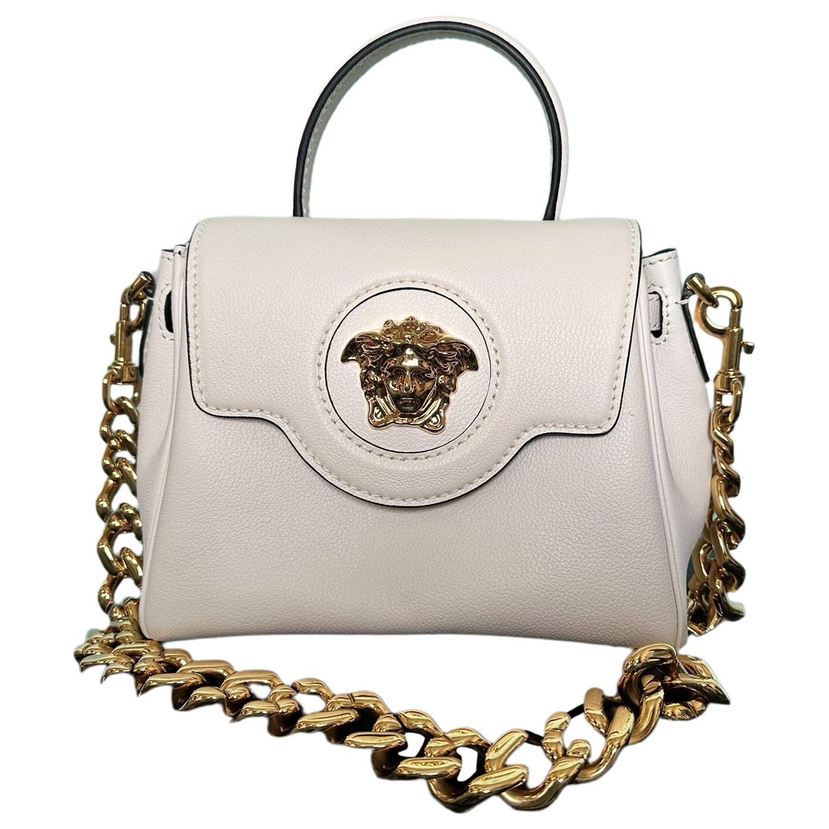 La Medusa leather handbag