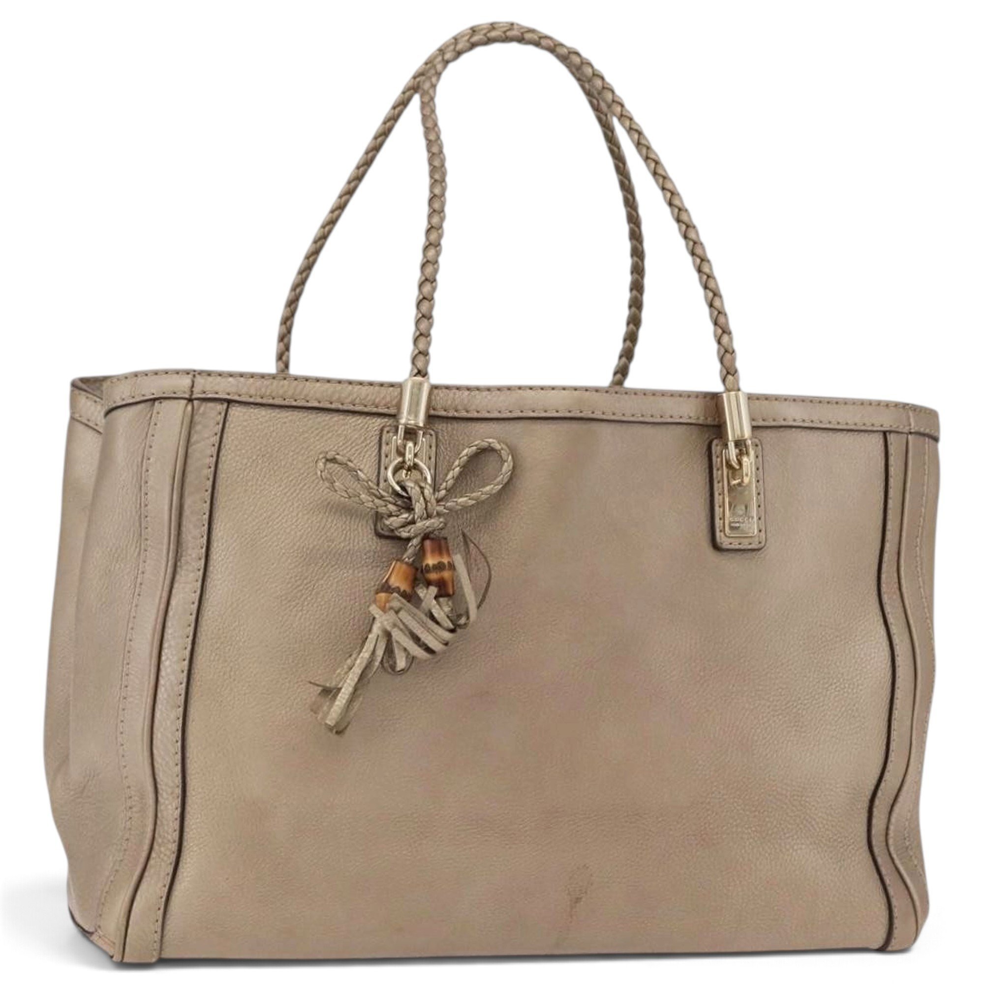Leather tote