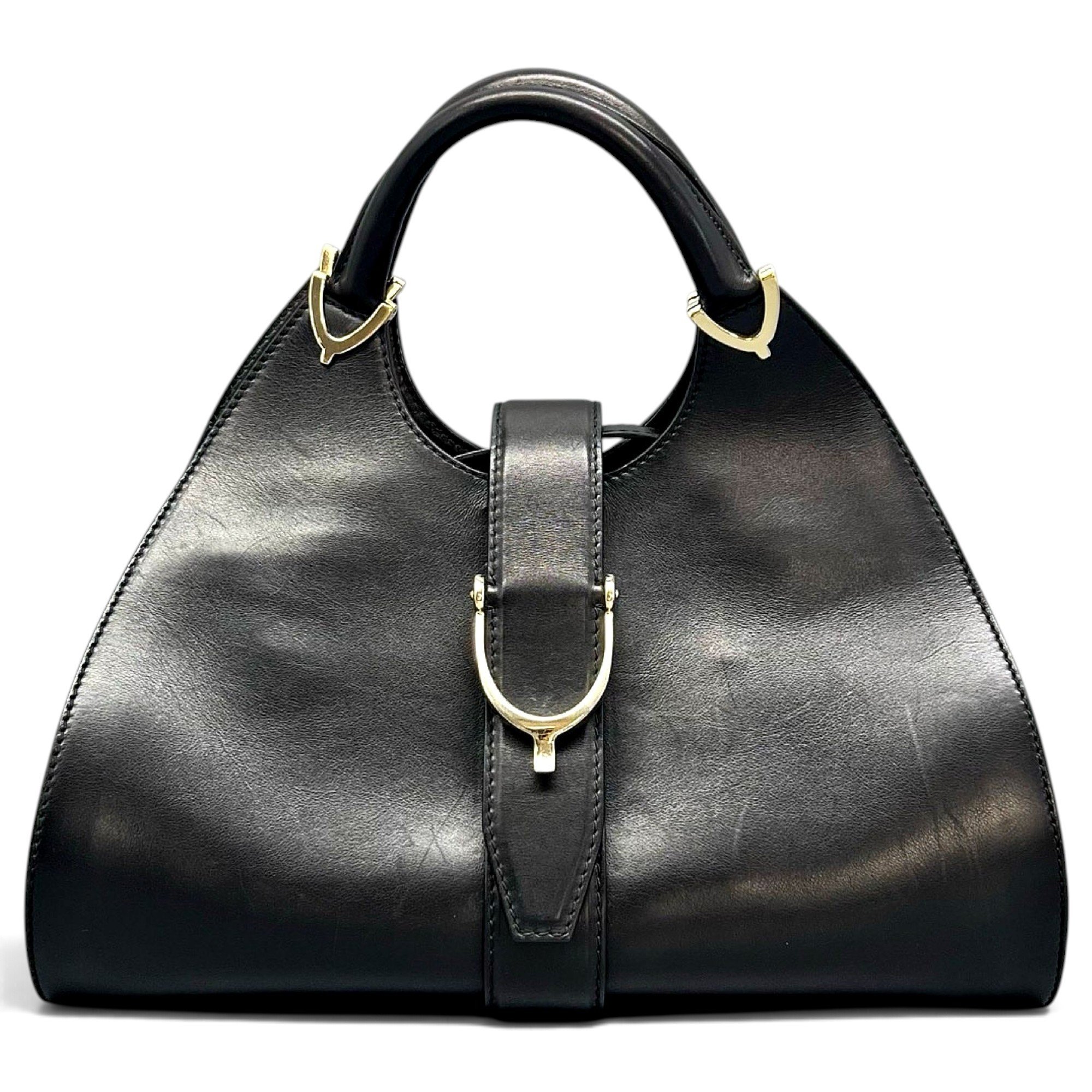 Stirrup leather handbag