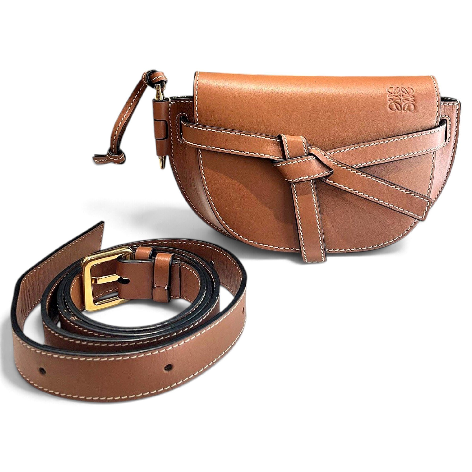 Gate leather handbag