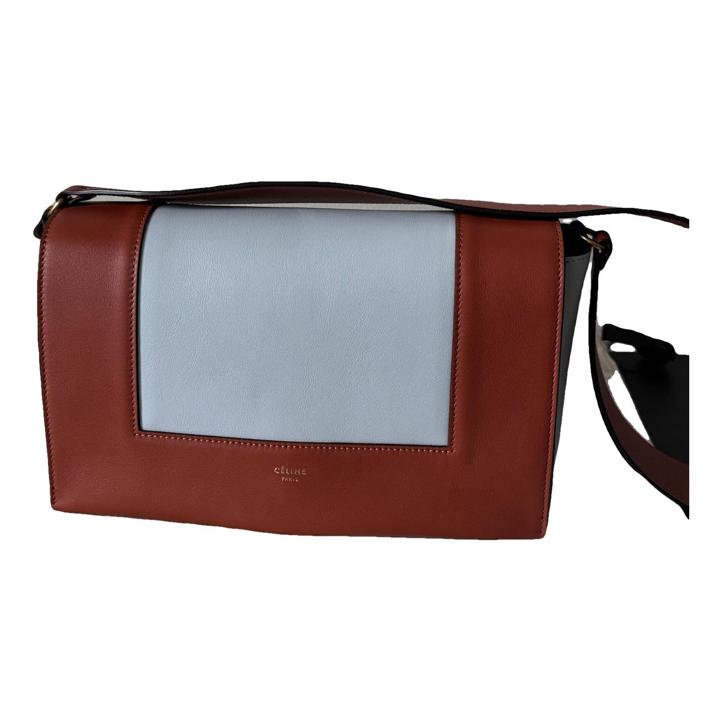Frame leather crossbody bag