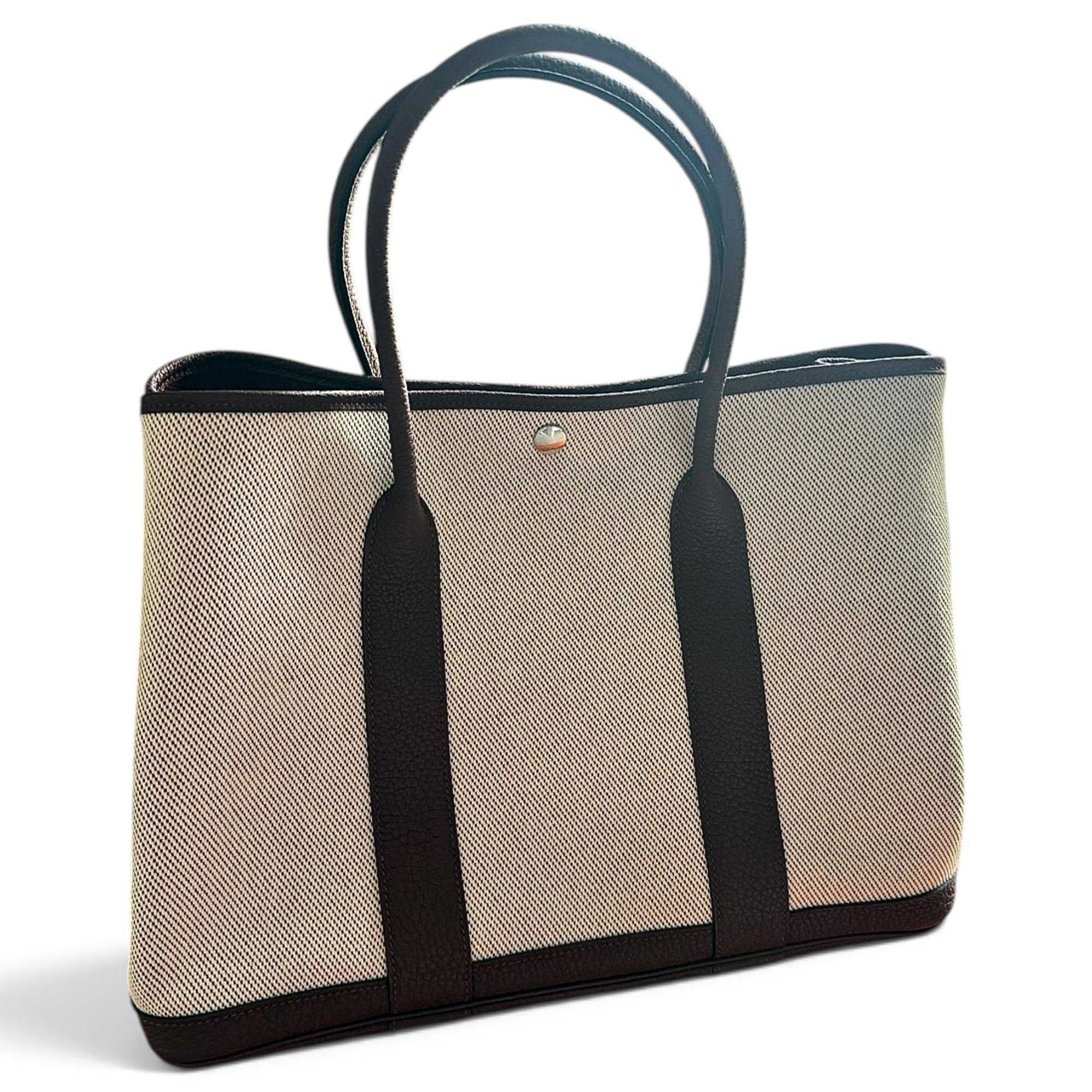 Hermes Garden Party Handbag Bordeaux