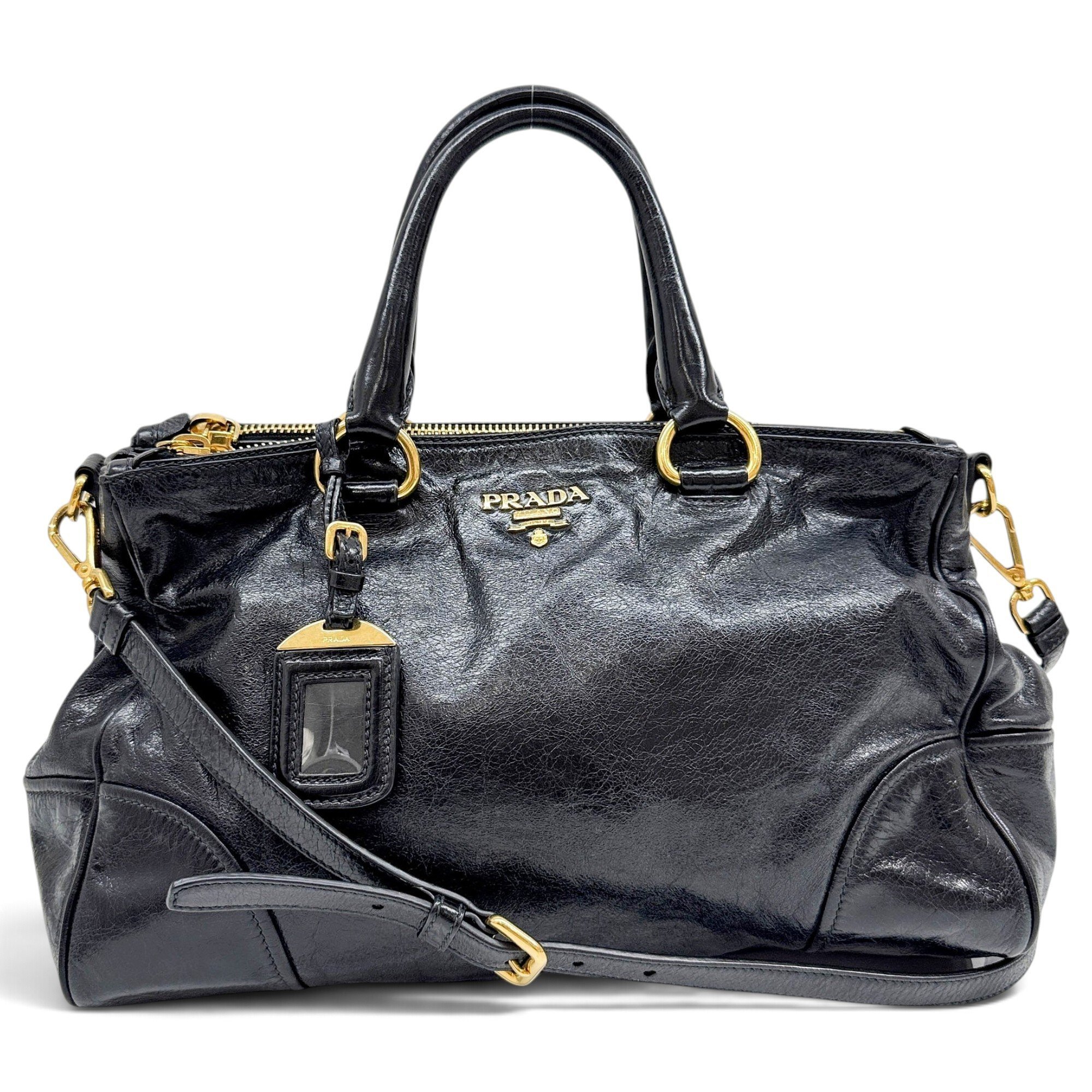 Leather handbag