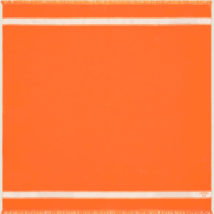 Orange Kumquat Yachting Beach Towel, Large Model