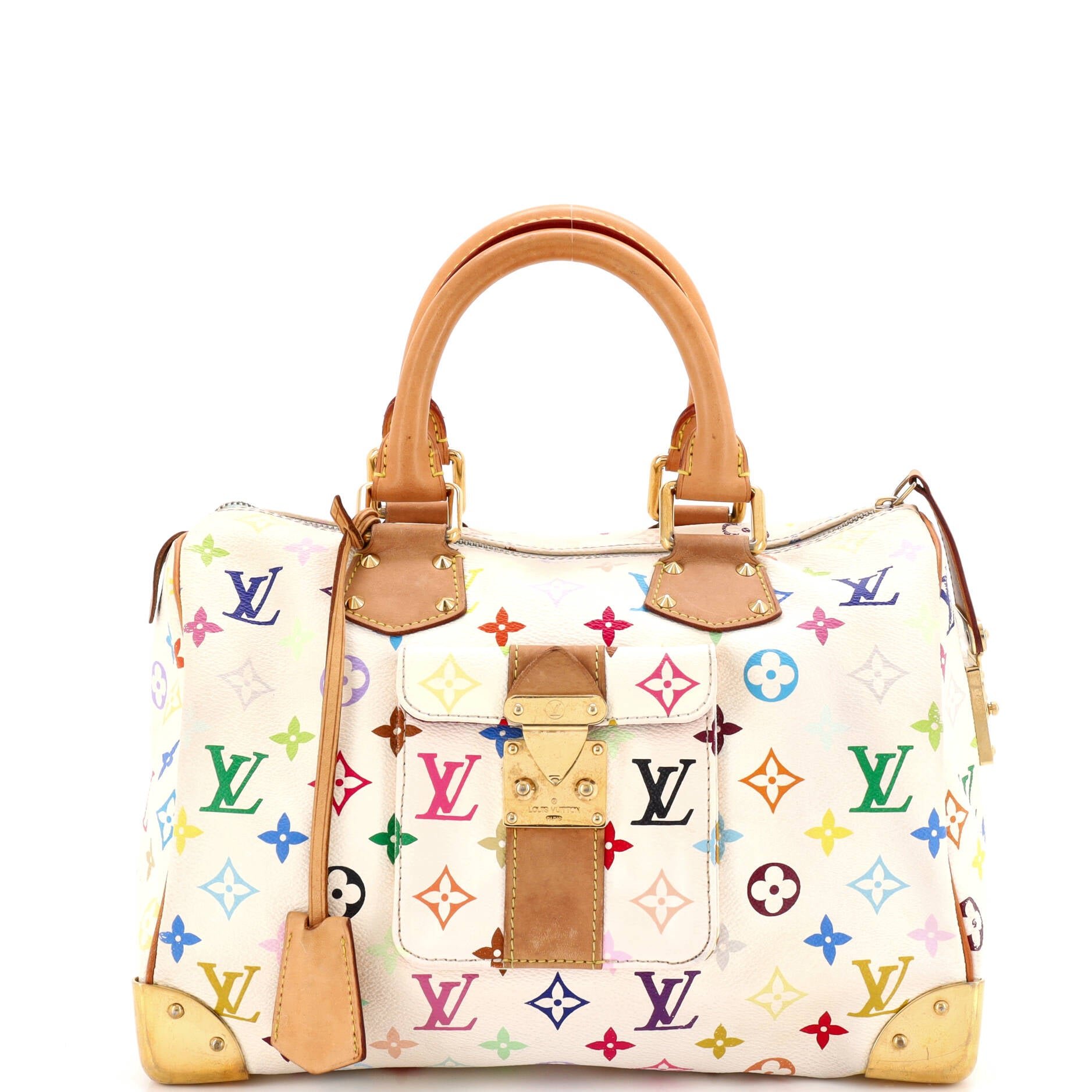 Louis Vuitton Speedy Handbag Monogram Multicolor 30