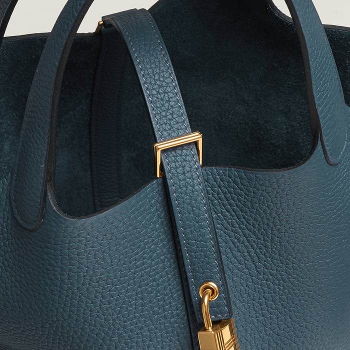 Bleu De Prusse Picotin Lock 18 Bag