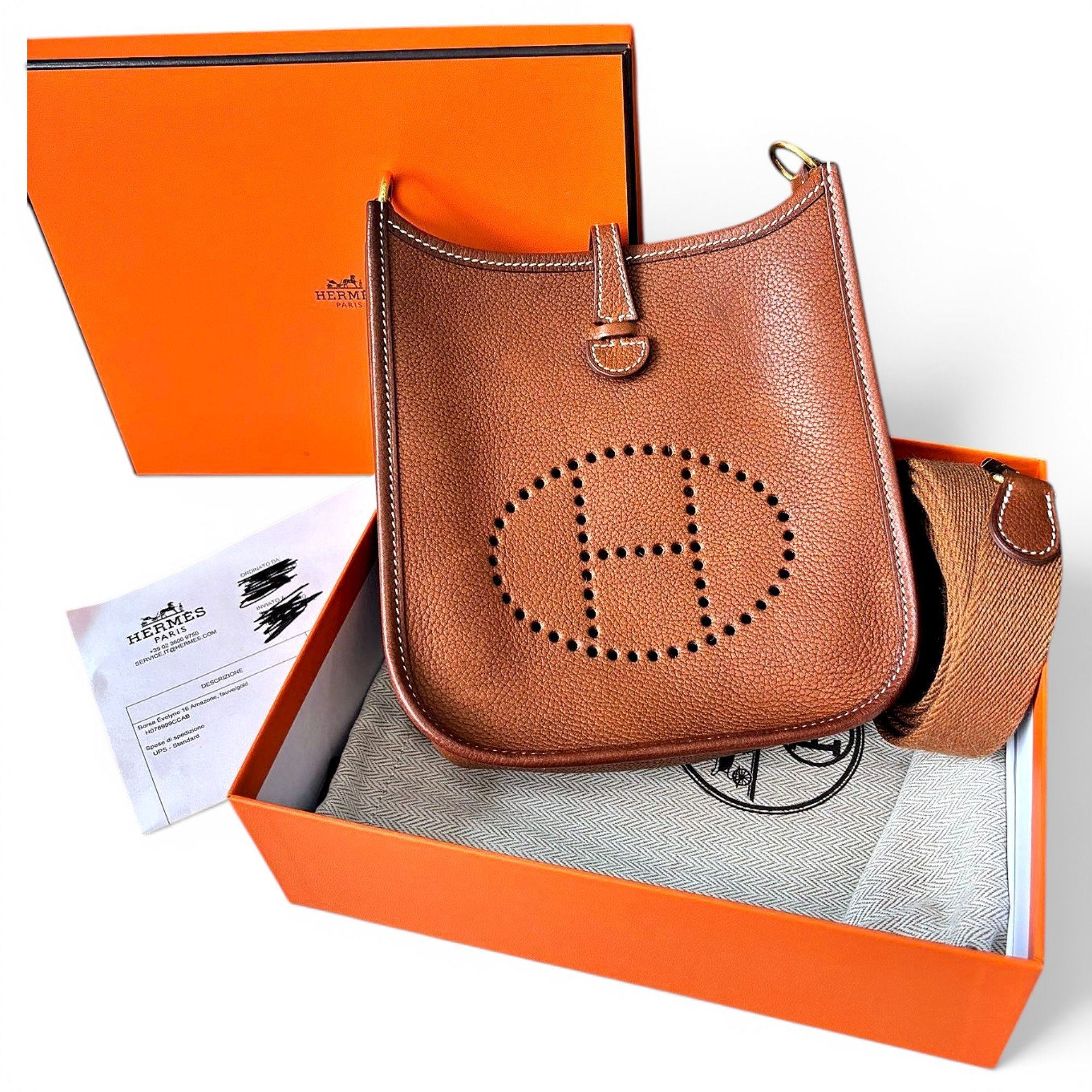 Evelyne leather handbag