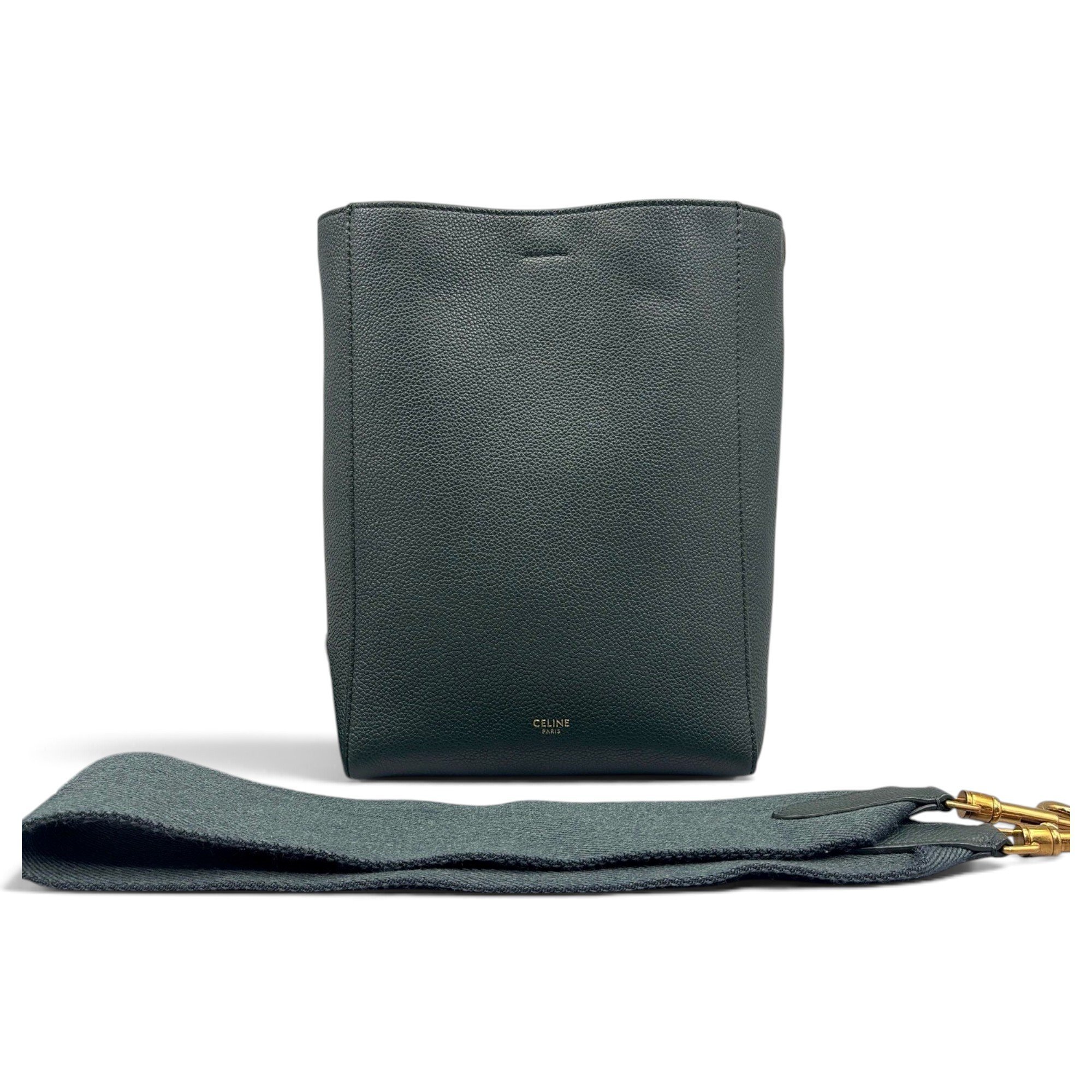 Seau Sangle leather handbag