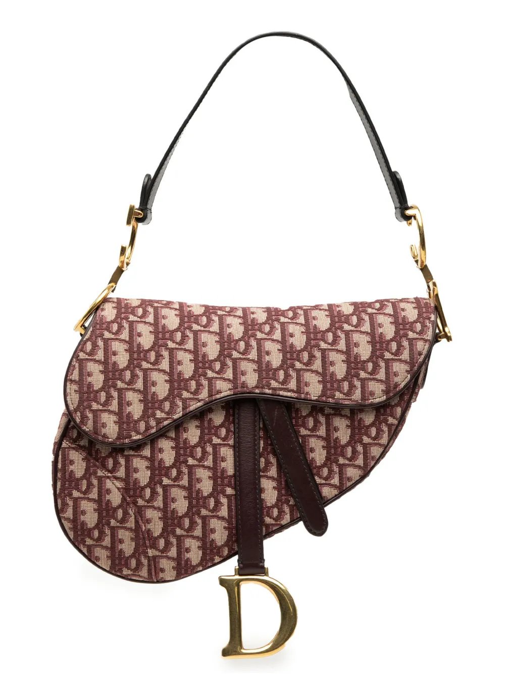 2018 Oblique Canvas Saddle Bag shoulder bag