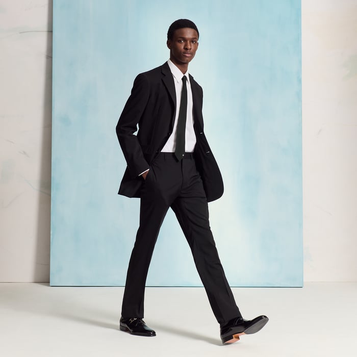 Hermès La Clef du Bonheur tie Noir/Gris | BagUSeek