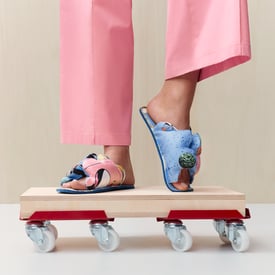 Silk slippers