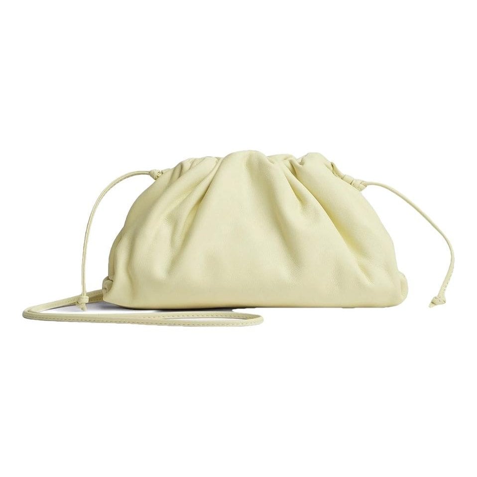 Pouch leather handbag