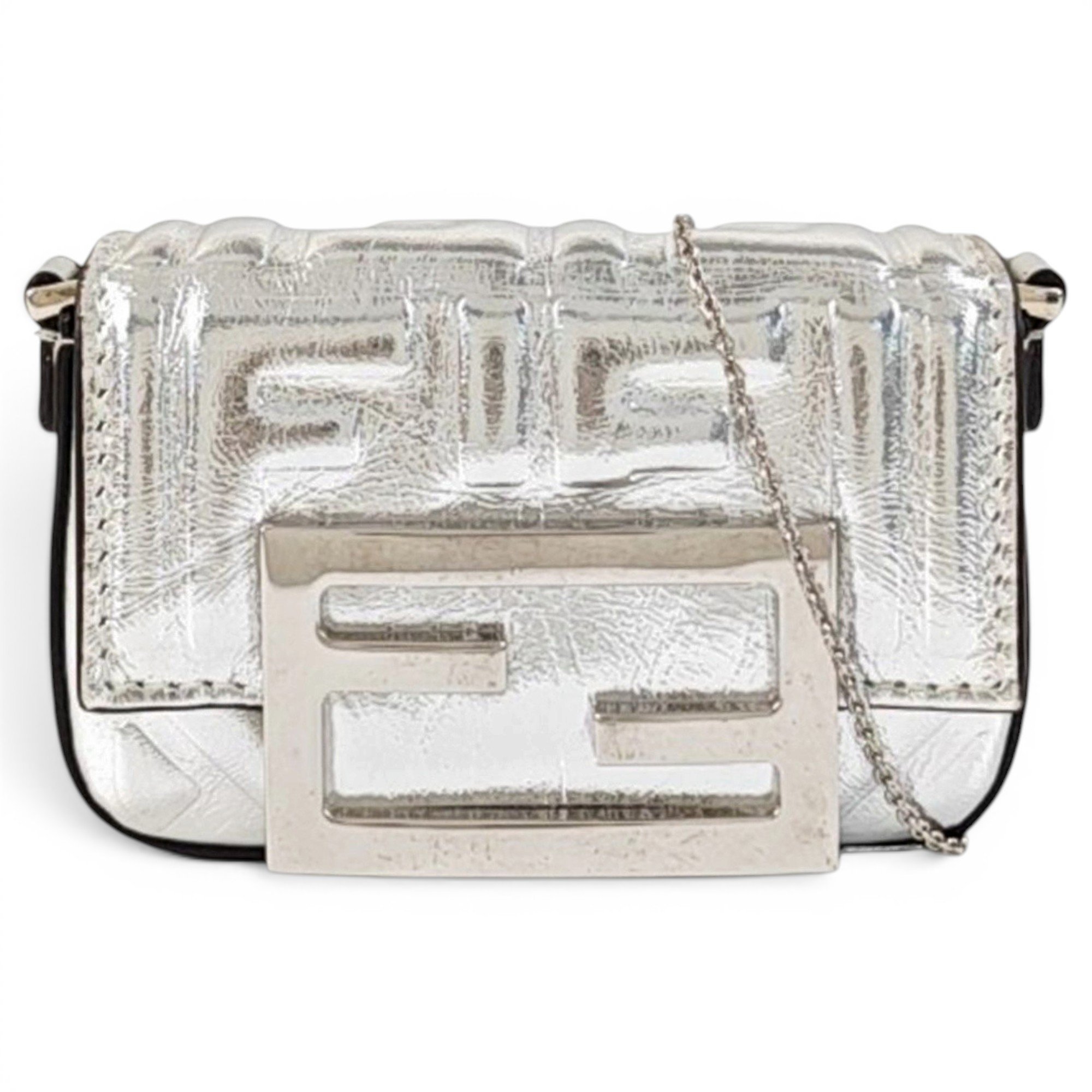Baguette leather handbag